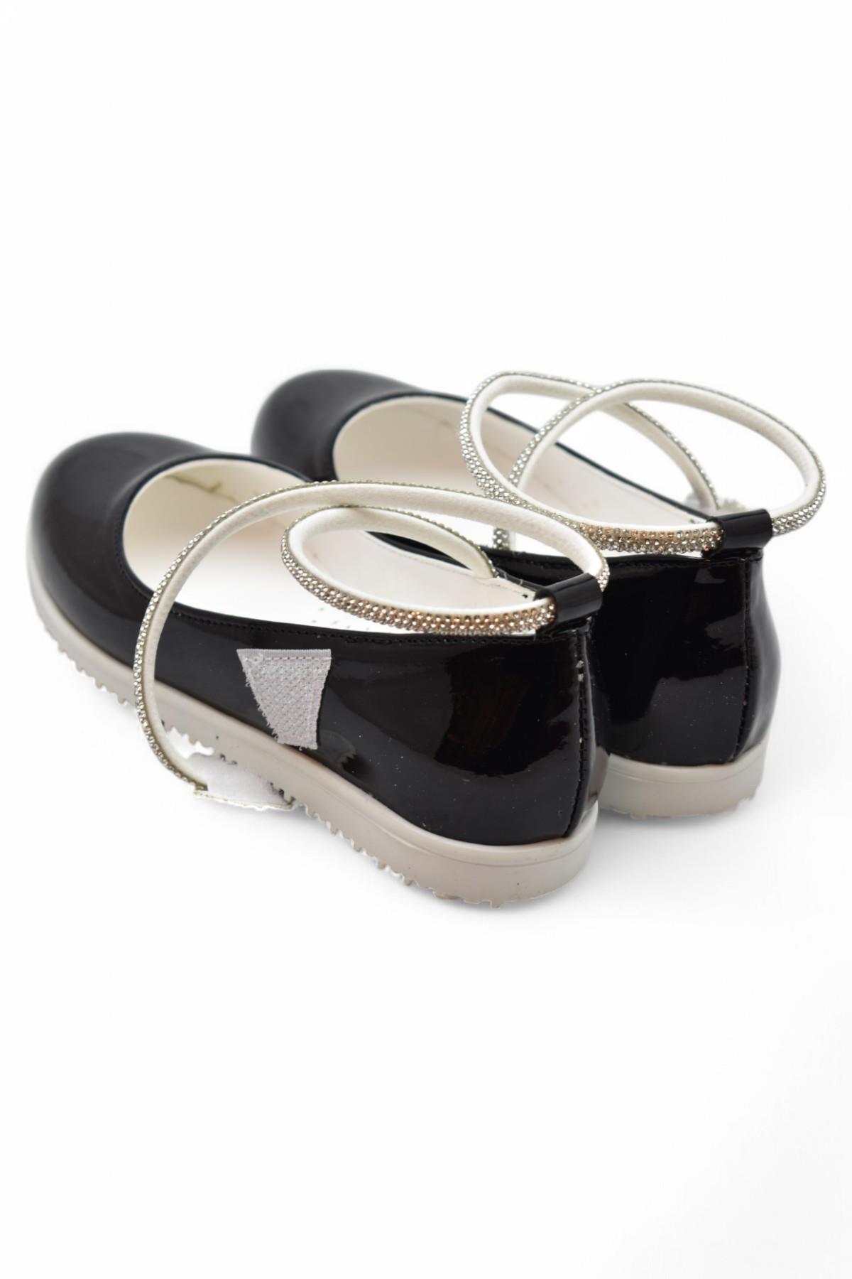 2025 Rahat Taban Cırtlı Kız Çocuk Babet Ayakkabı Düğün Abiye Nişan Ev Babeti - Görsel 5