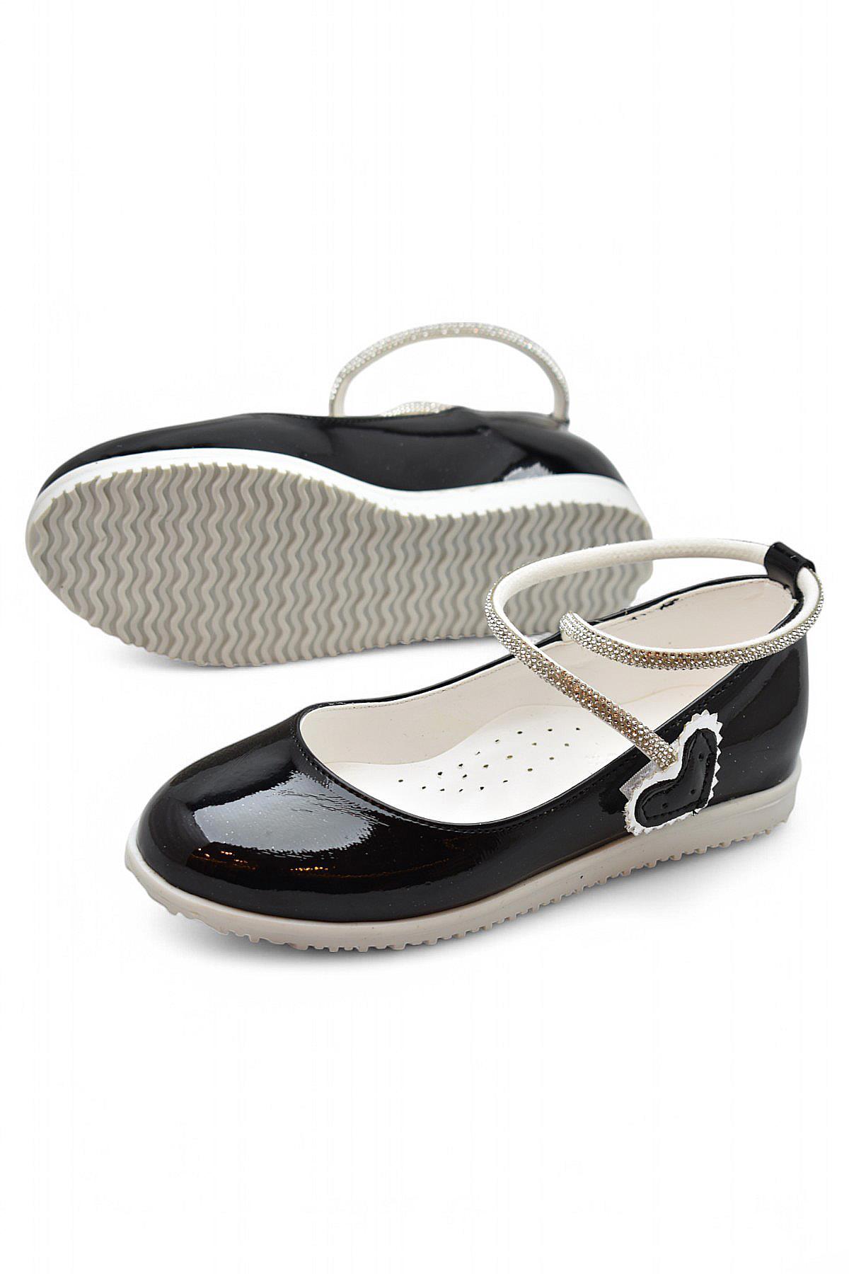 2025 Rahat Taban Cırtlı Kız Çocuk Babet Ayakkabı Düğün Abiye Nişan Ev Babeti - Görsel 6