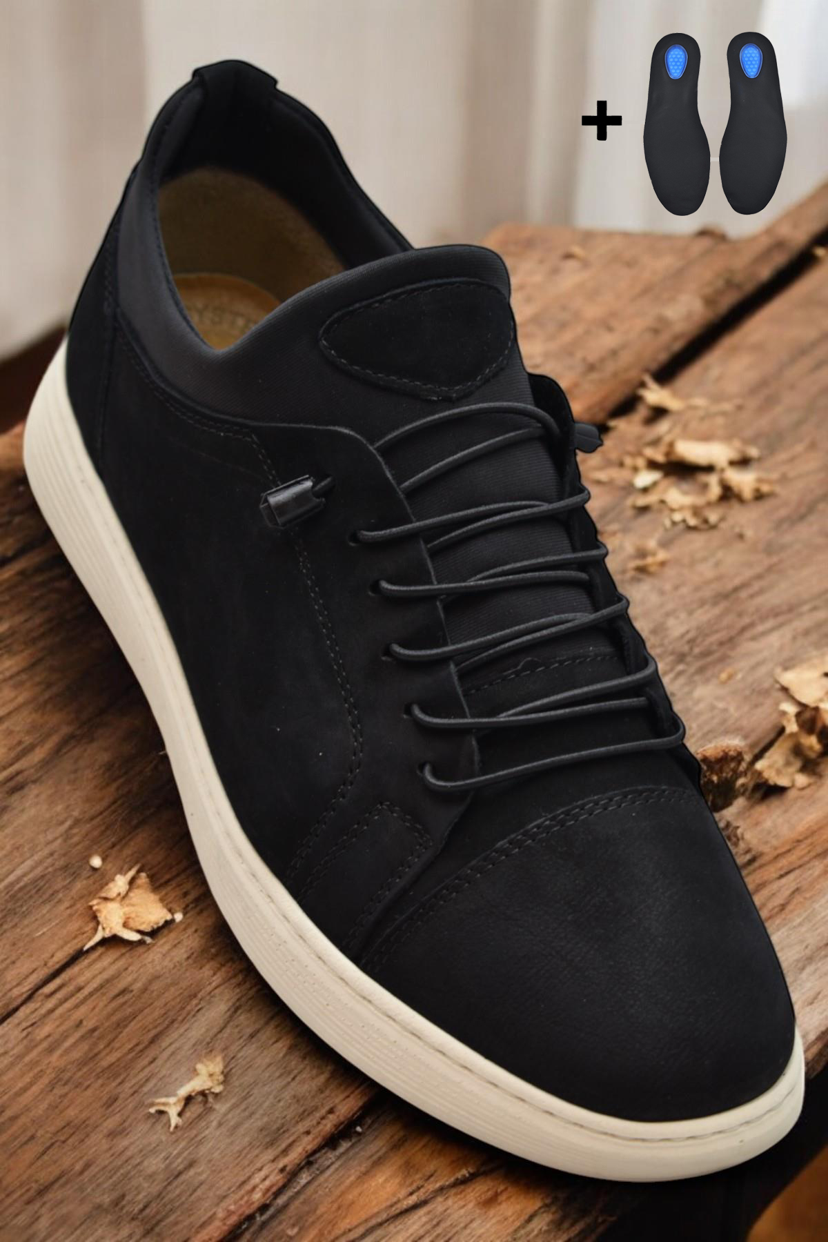 TAB400 Ortopedik Taban Hakiki Deri Erkek Ayakkabı Casual Günlük Erkek Ayakkabı - Görsel 3