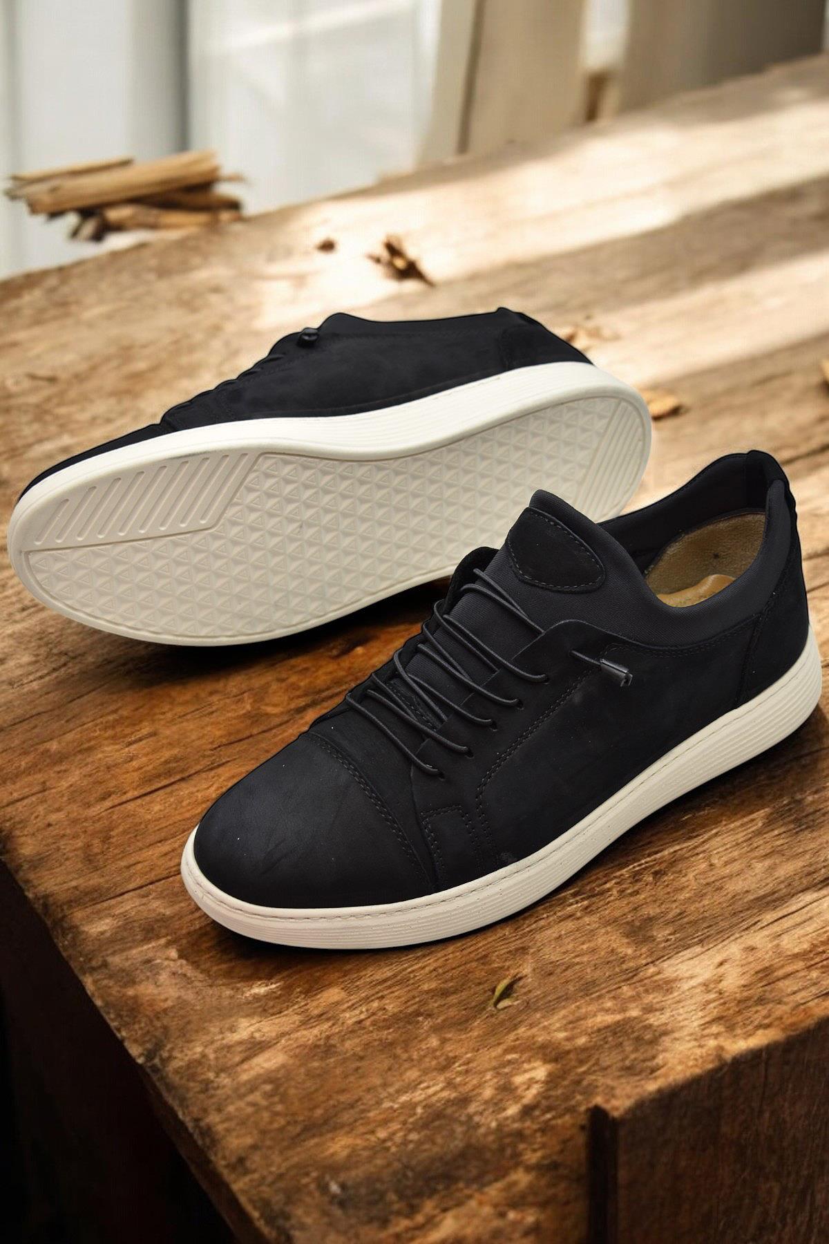 TAB400 Ortopedik Taban Hakiki Deri Erkek Ayakkabı Casual Günlük Erkek Ayakkabı - Görsel 4