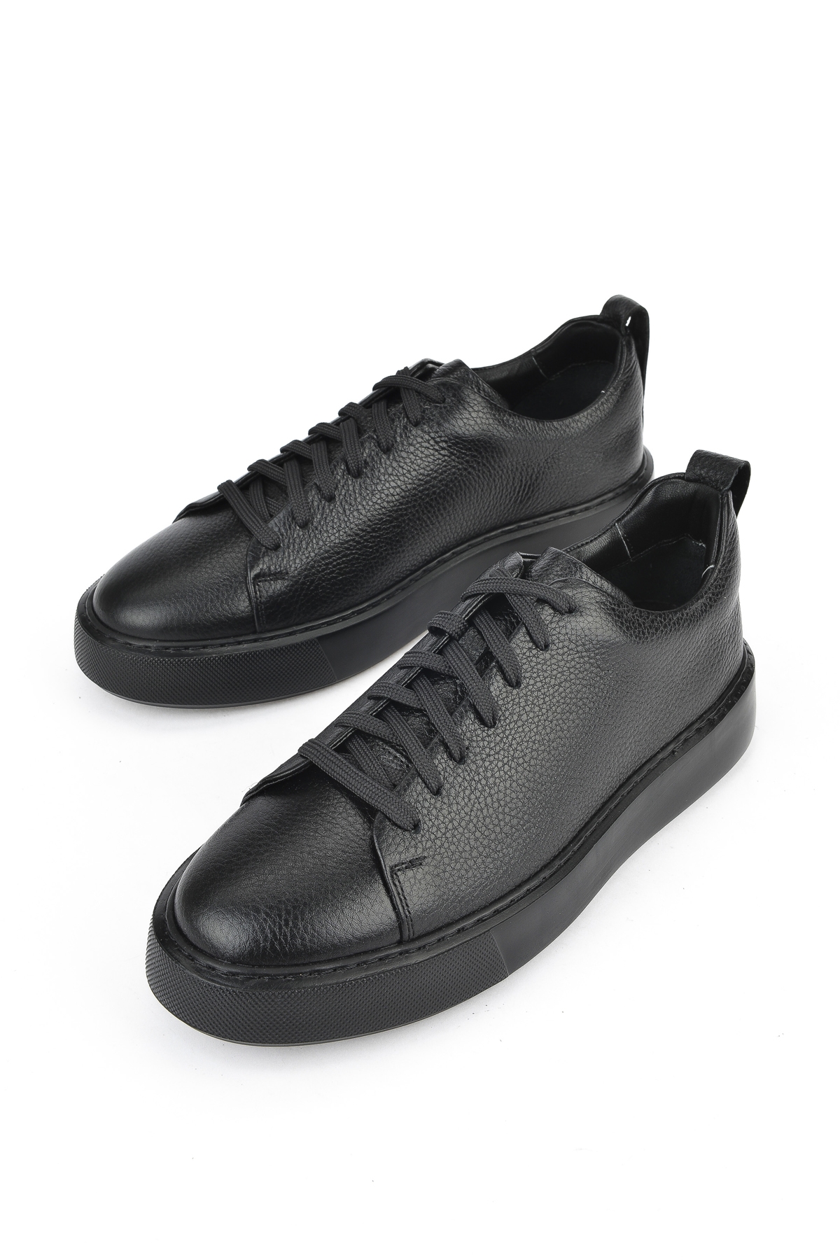 Erkek Hakiki Deri Sneaker 1511026Z875Y Siyah - Görsel 6