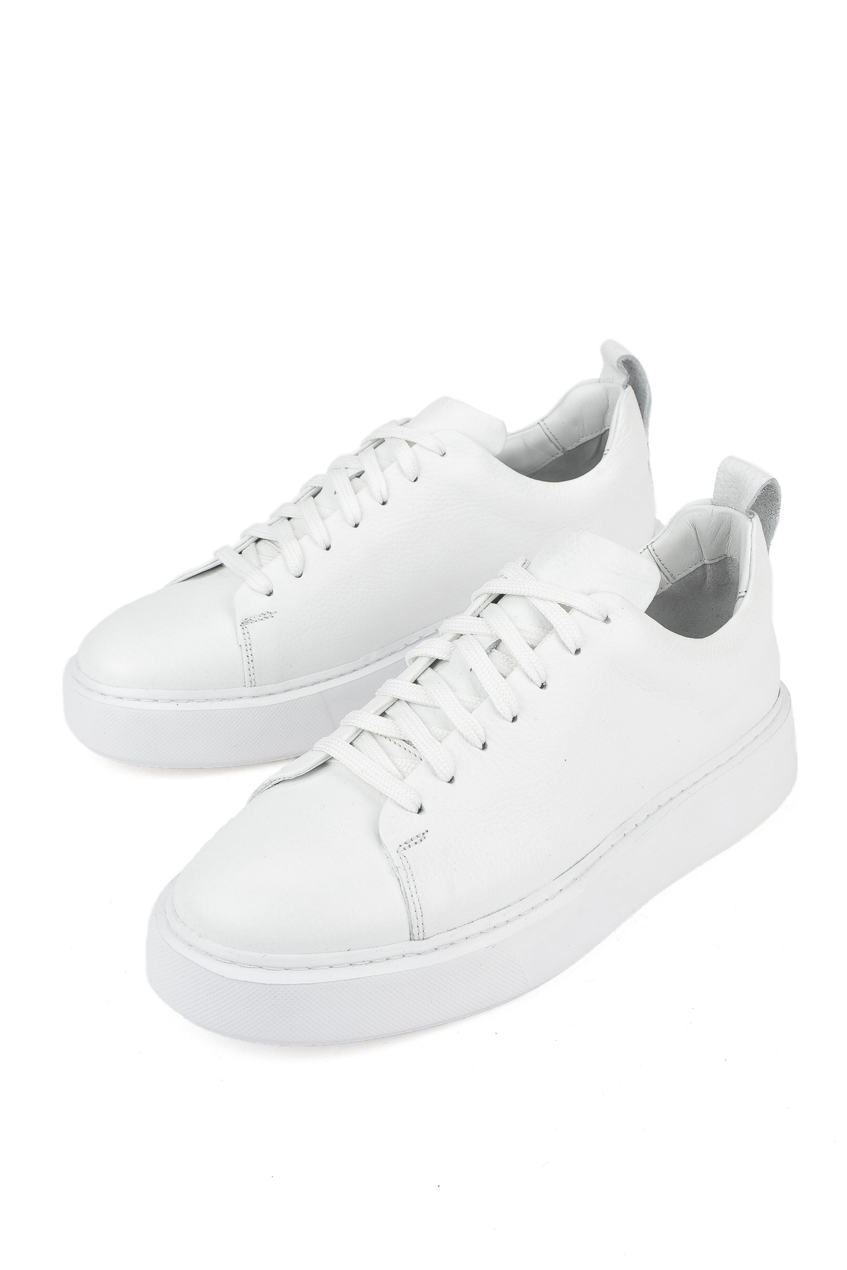 Erkek Hakiki Deri Sneaker 1511026Z875Y Beyaz - Görsel 6