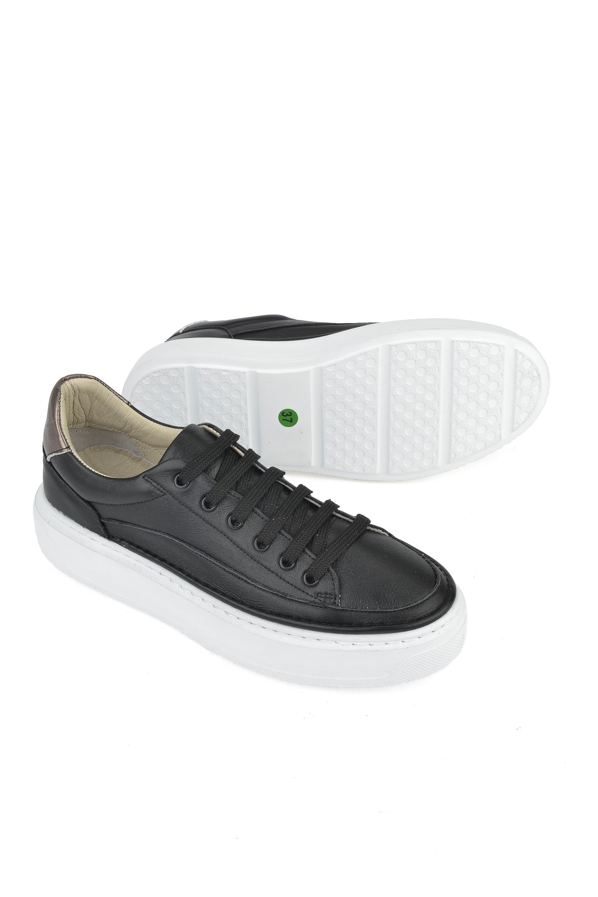 Kadın Hakiki Deri Sneaker 1511035Z6200 Siyah - Görsel 5