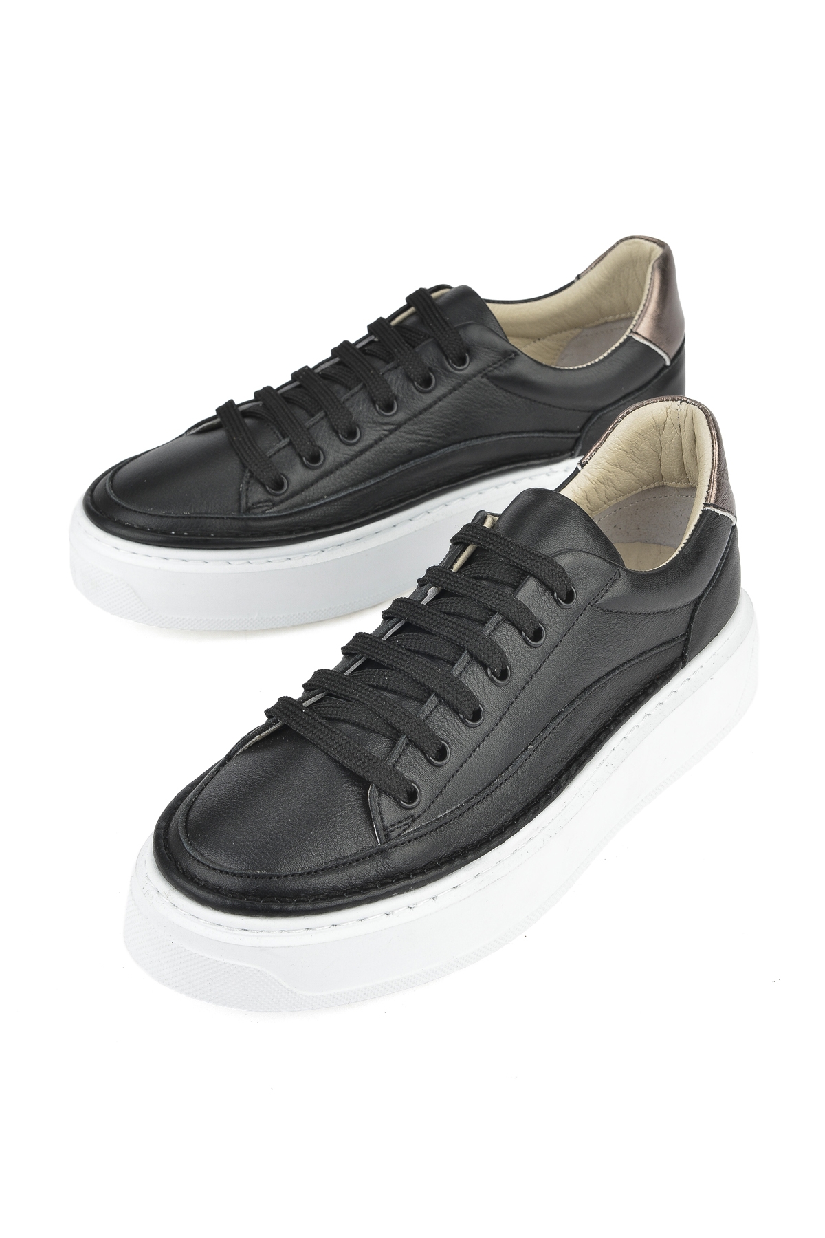 Kadın Hakiki Deri Sneaker 1511035Z6200 Siyah - Görsel 6