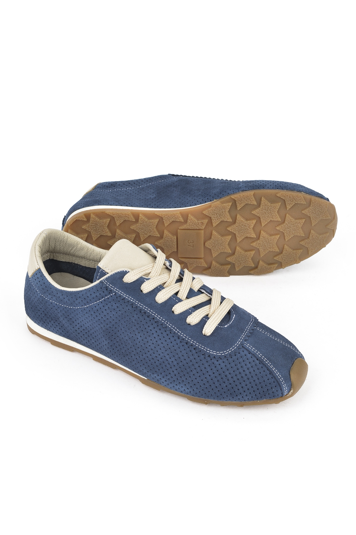 Kadın Hakiki Deri Sneaker 1511035Z63001 Lacivert - Görsel 5