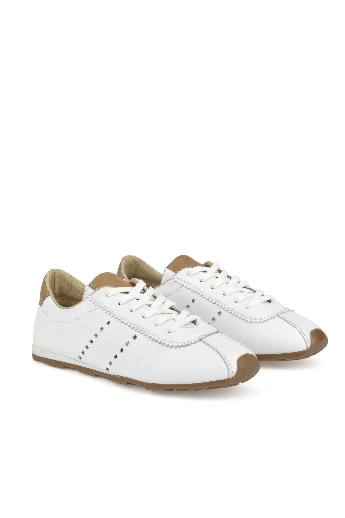 Kadın Hakiki Deri Sneaker 1511035Z6300 Beyaz - Görsel 3