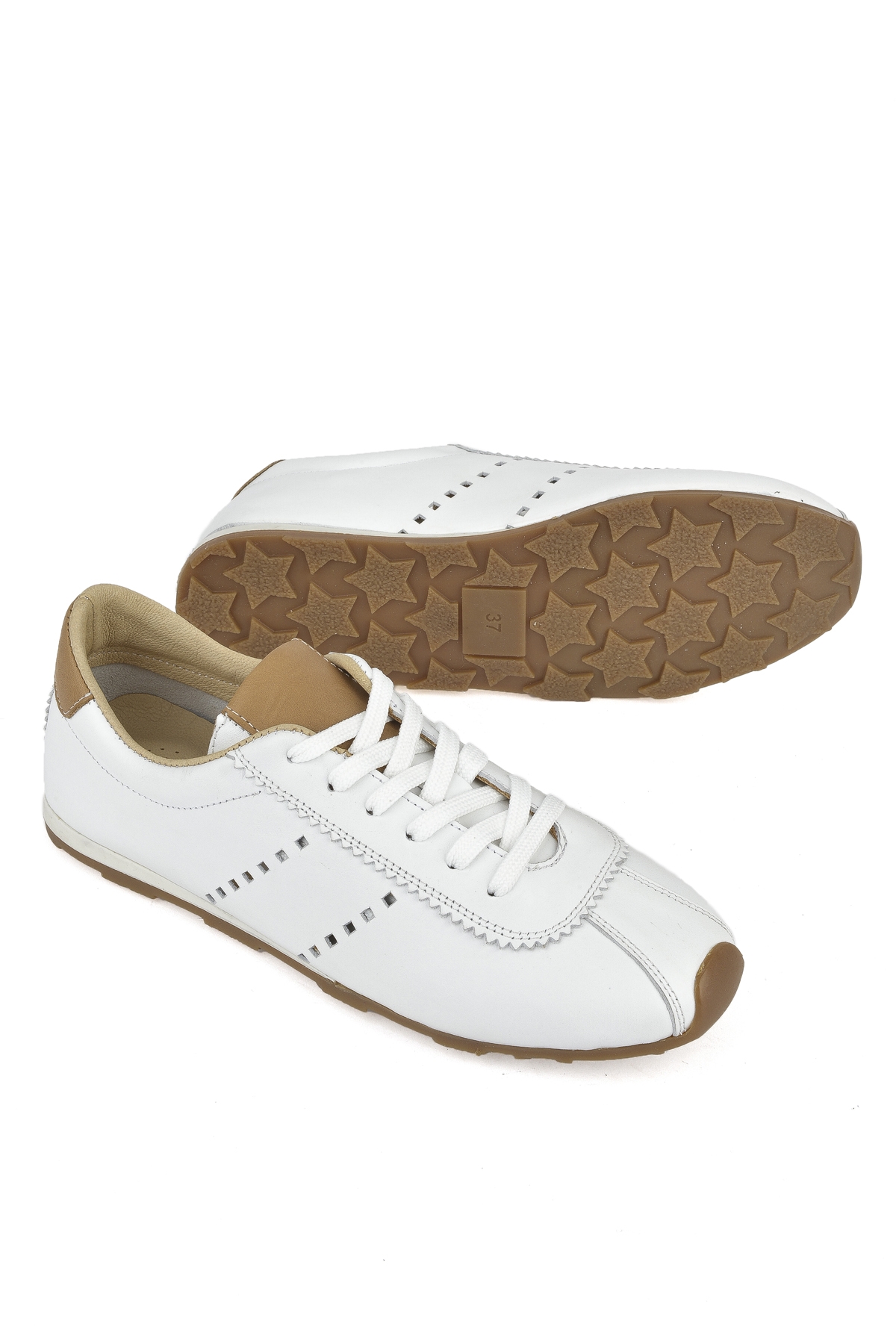 Kadın Hakiki Deri Sneaker 1511035Z6300 Beyaz - Görsel 5