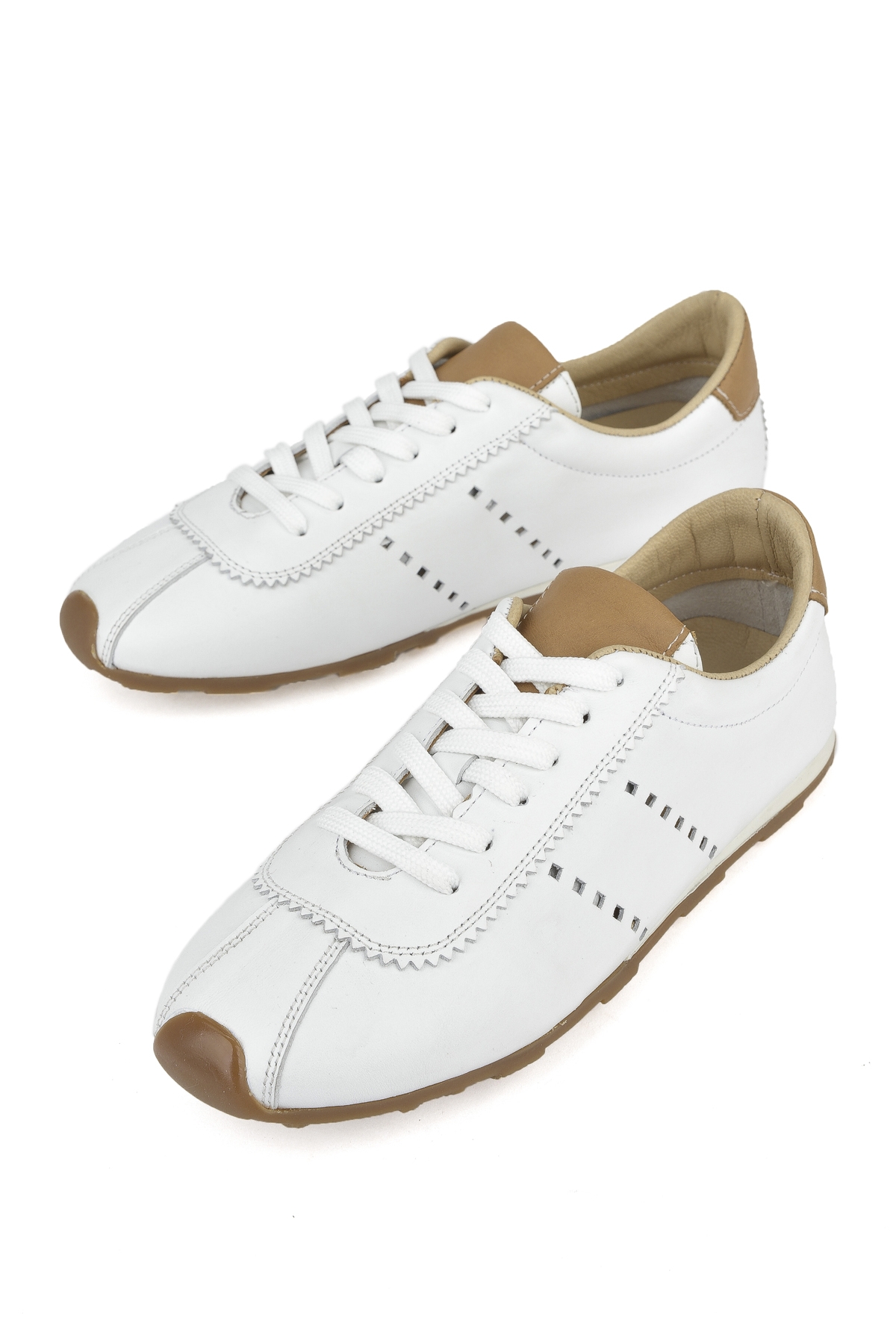 Kadın Hakiki Deri Sneaker 1511035Z6300 Beyaz - Görsel 6