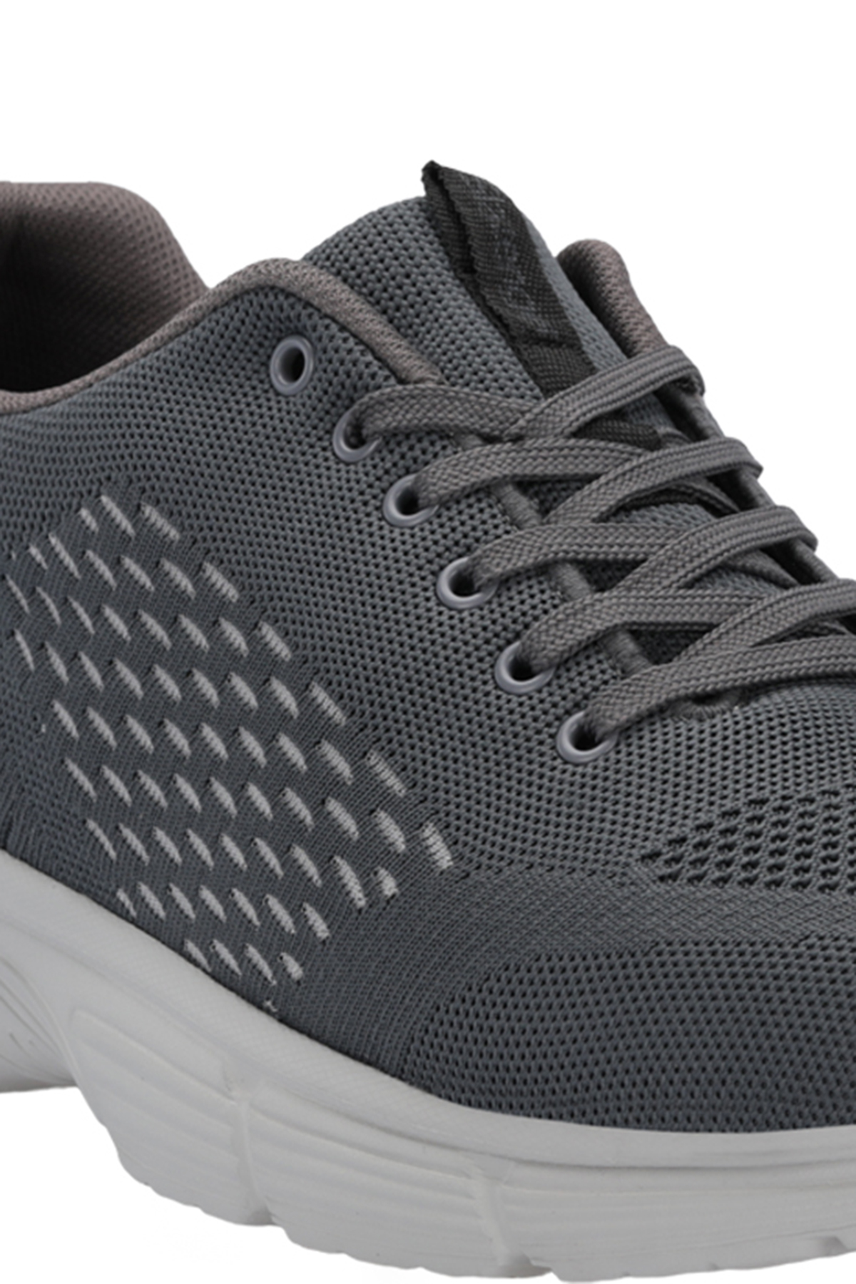 LEVER I Büyük Beden Erkek Sneaker Ayakkabı Koyu Gri - Görsel 5