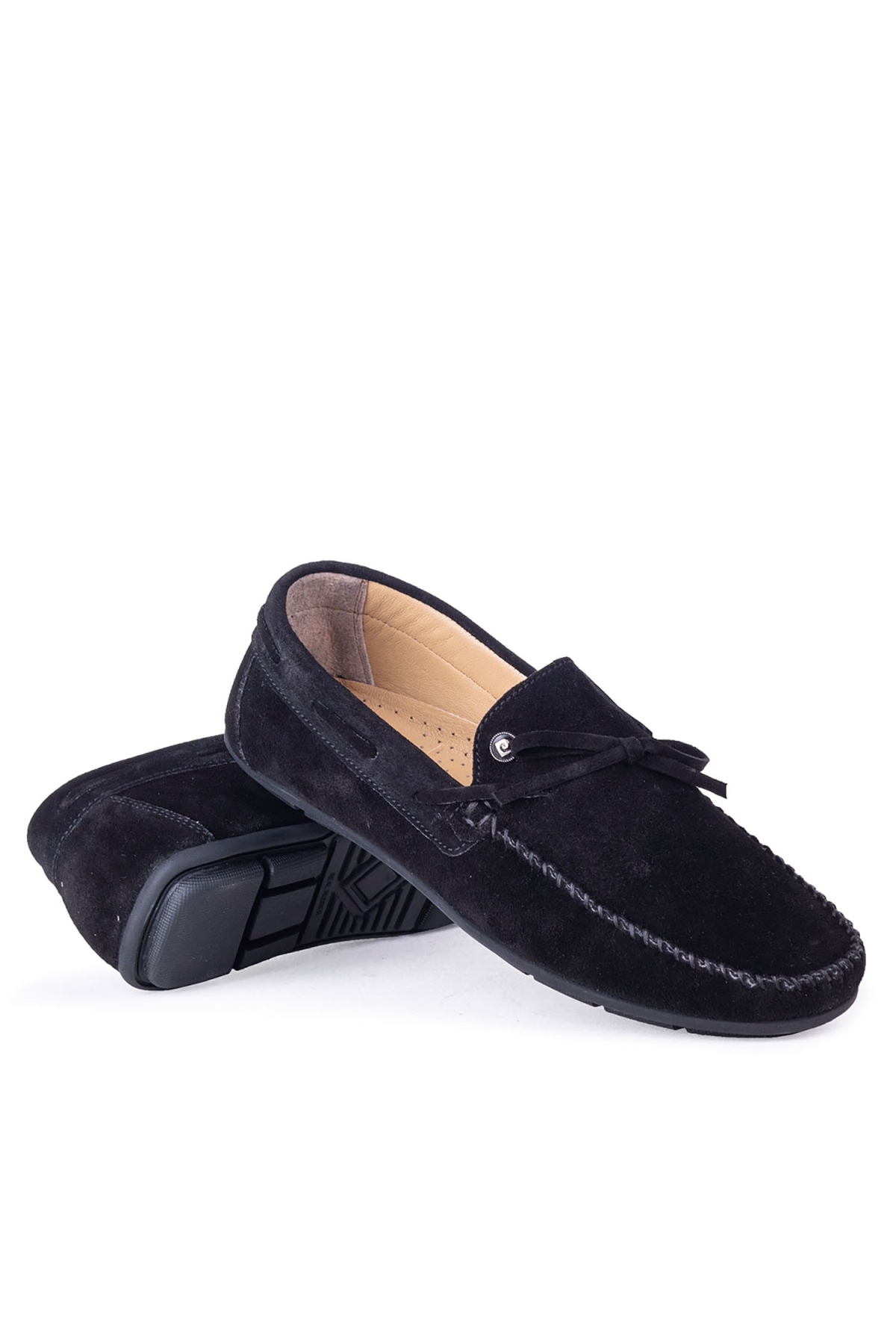 10701-1 Erkek Yazlık Ayakkabı Siyah Süet - Görsel 4