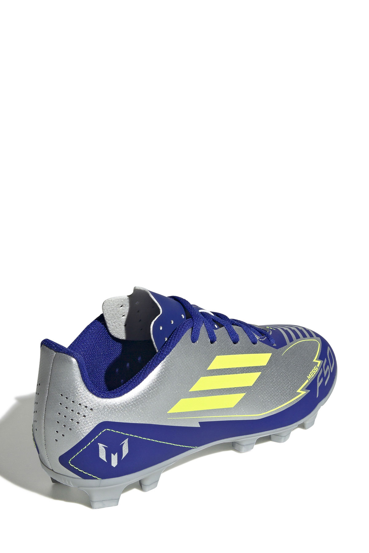 F50 CLUB FG/MG J MESSI Gümüş Unisex Krampon - Görsel 3