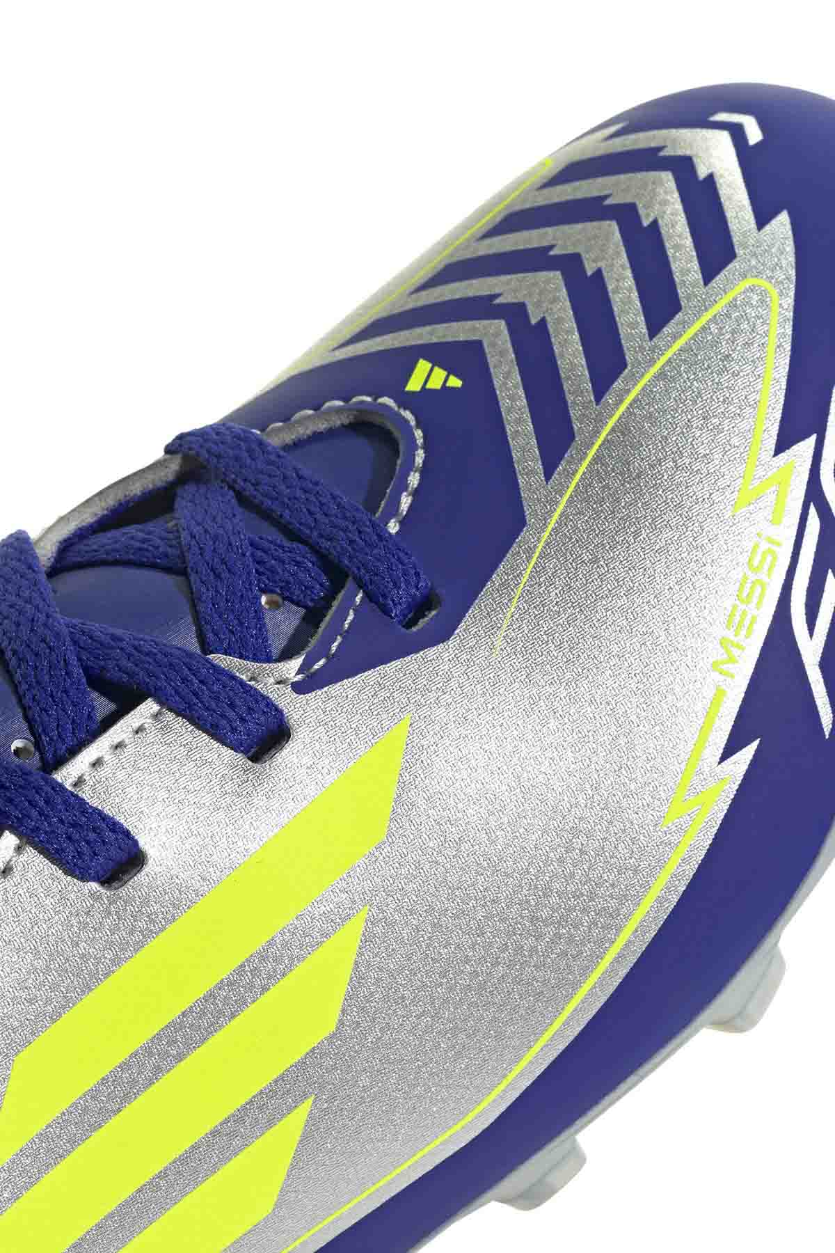 F50 CLUB FG/MG J MESSI Gümüş Unisex Krampon - Görsel 6