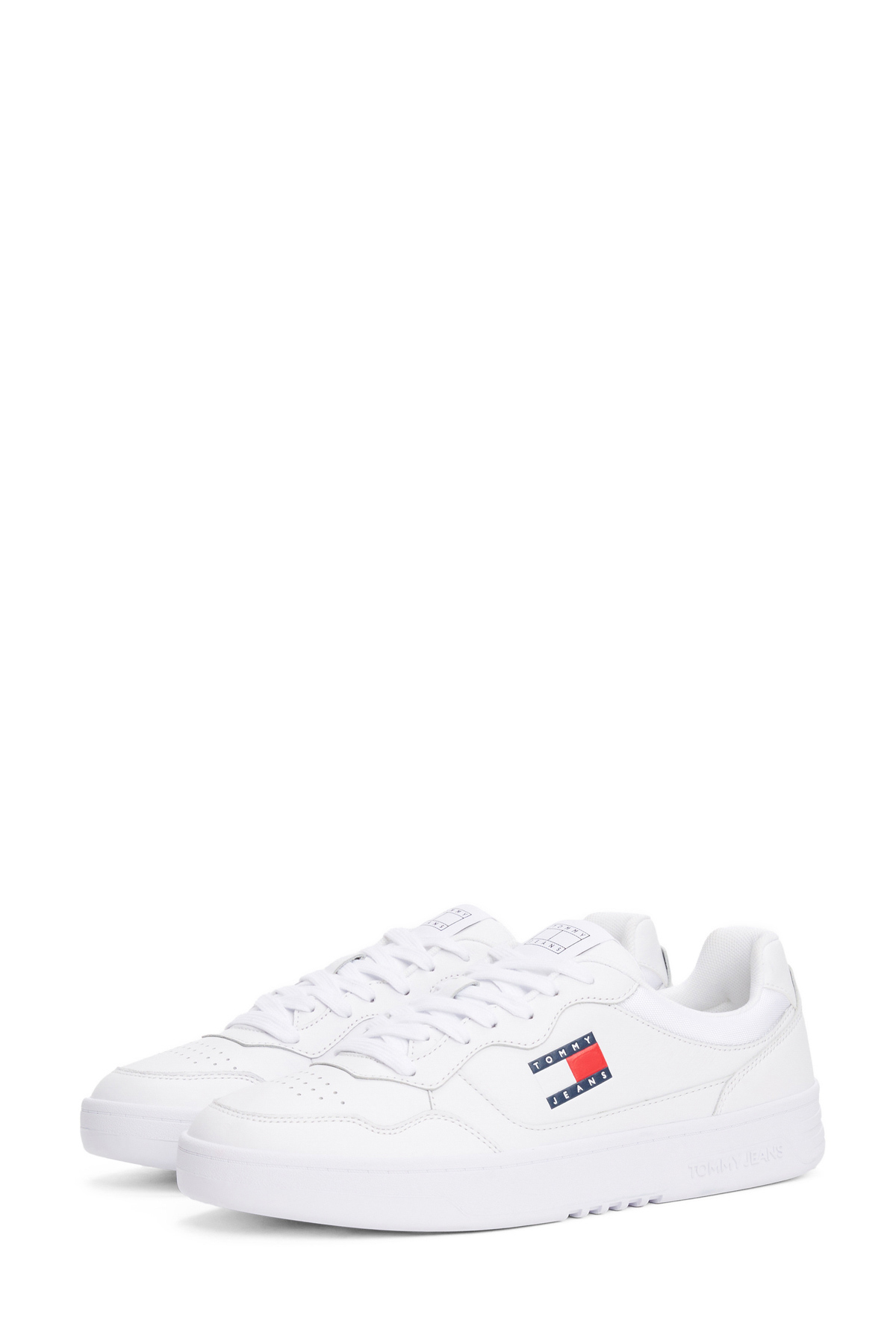 Tommy Hilfiger (NEW)TJM CUPSOLE LEATHER Beyaz Erkek Sneaker - Görsel 4