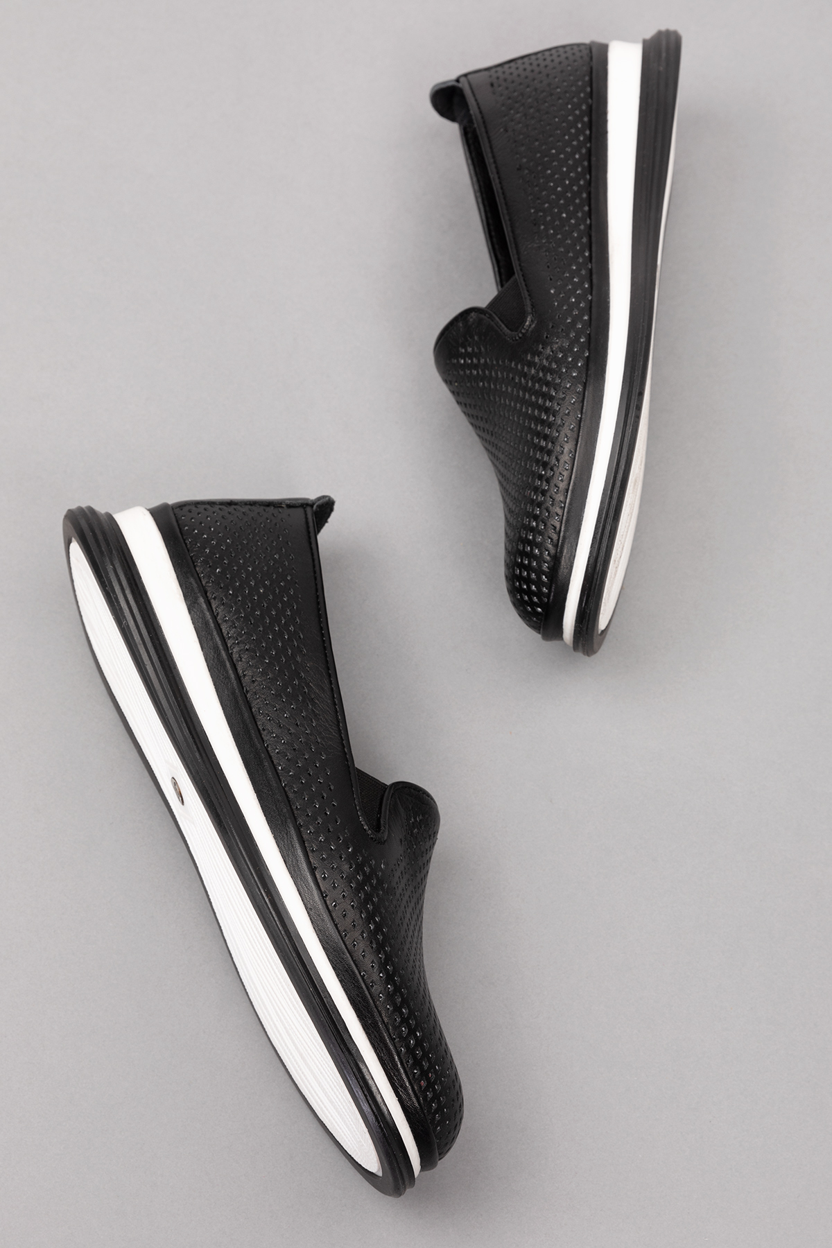 Gondol Hakiki Deri Günlük Rahat Yazlık Ayakkabı yt.112 - Görsel 3