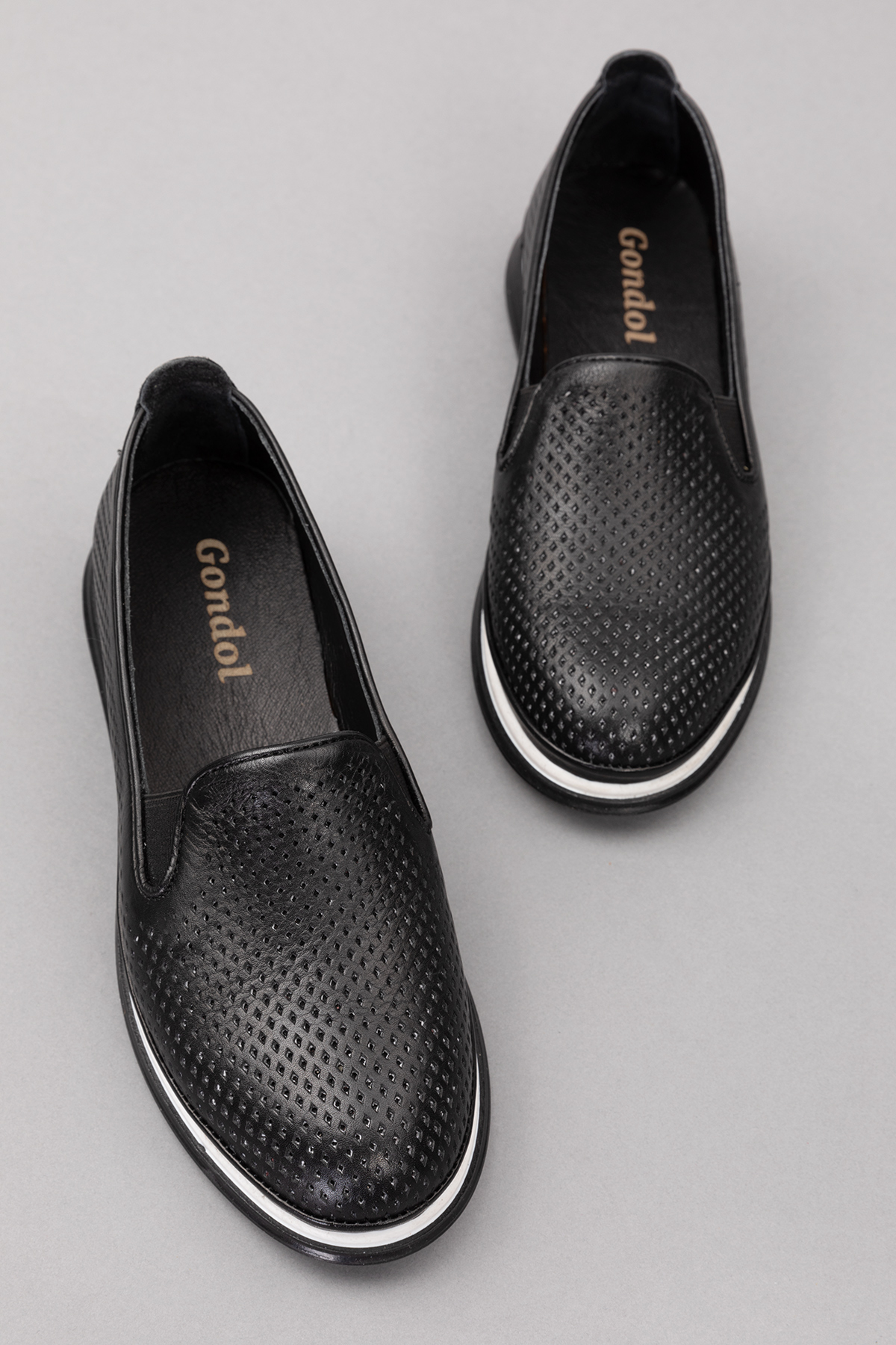 Gondol Hakiki Deri Günlük Rahat Yazlık Ayakkabı yt.112 - Görsel 8