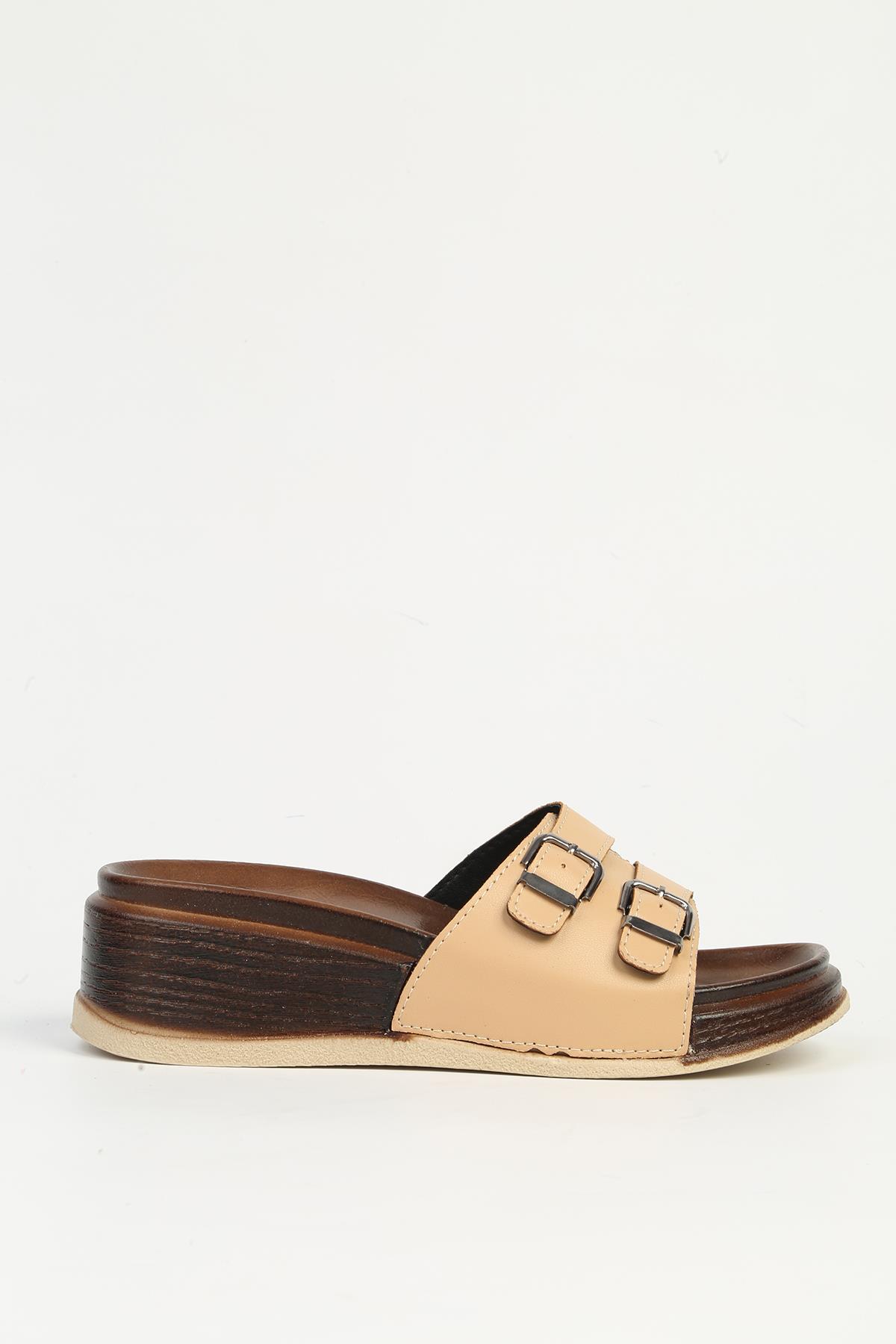 Bej Kadın Terlik PC-7420 - Görsel 2