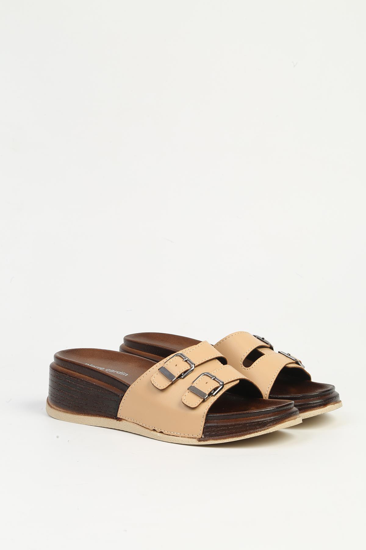 Bej Kadın Terlik PC-7420 - Görsel 3