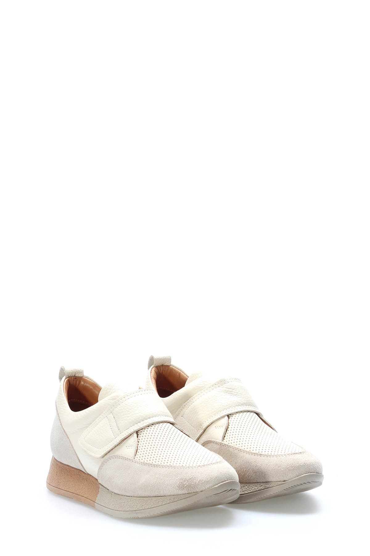 Hakiki Deri Kadın Casual Ayakkabı 356ZA1555 - Görsel 5