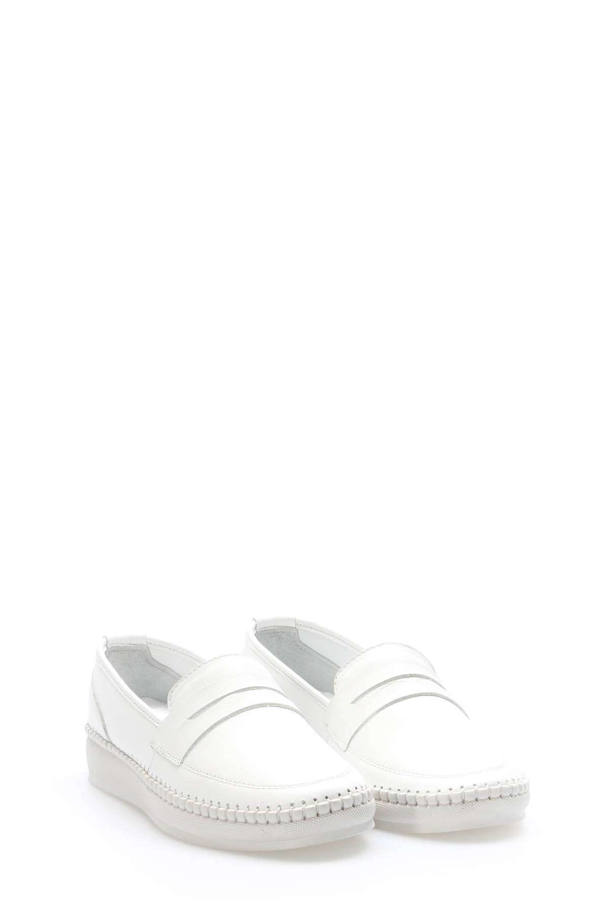 Hakiki Deri Kadın Casual Ayakkabı 164ZA2019 - Görsel 5