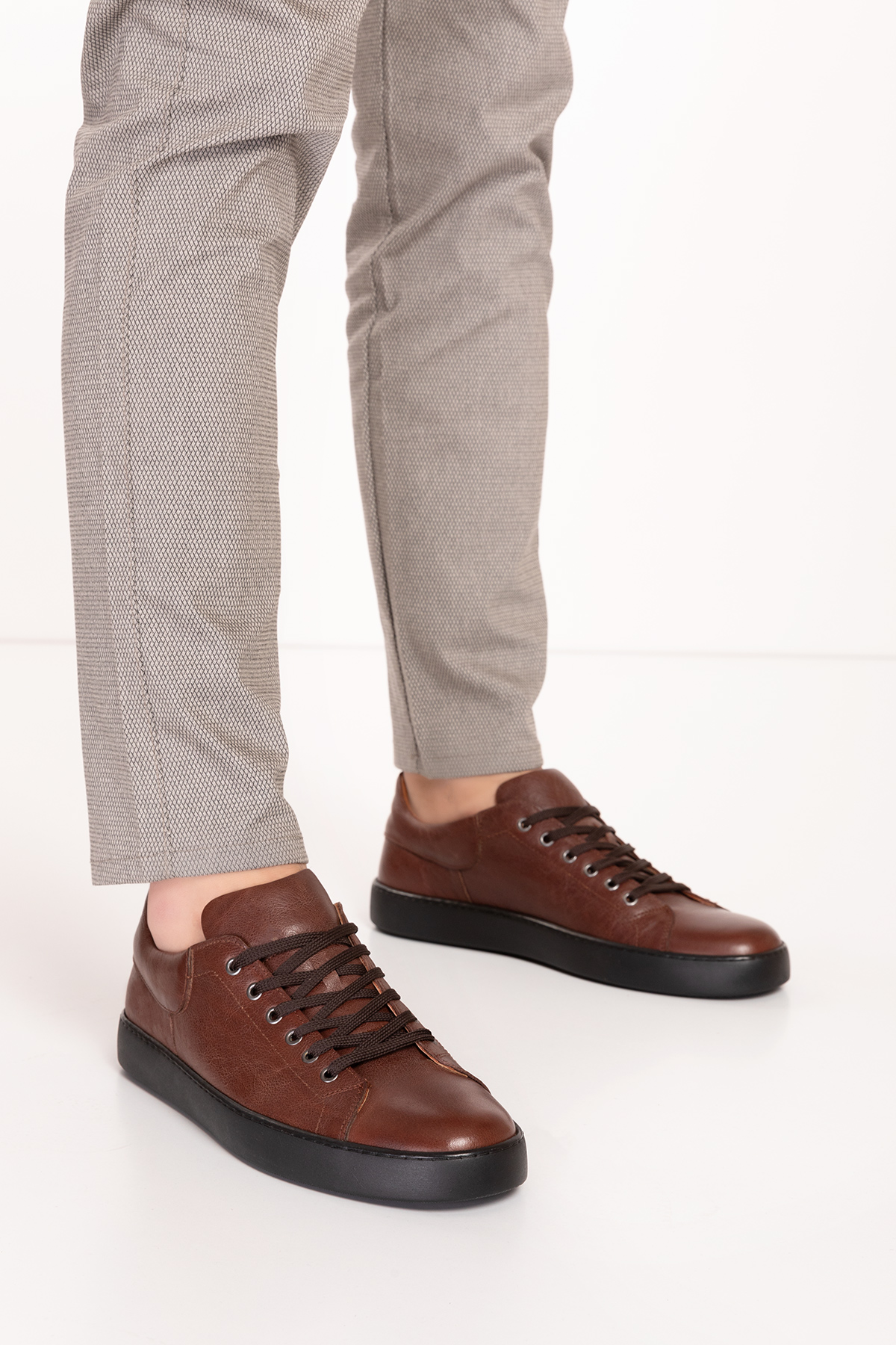 Gondol Erkek Hakiki Deri Rahat Taban Casual Ayakkabı tx.7660 - Görsel 4