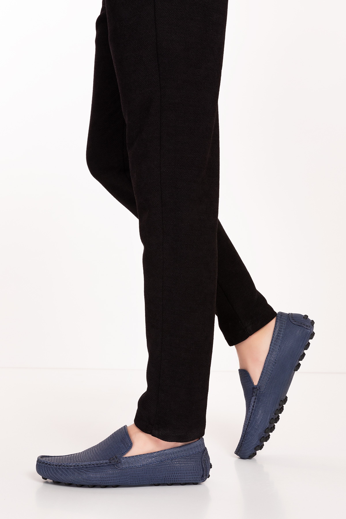 Gondol Erkek Hakiki Deri Esnek Taban Yazlık Loafer Ayakkabı tx.13880 - Görsel 3