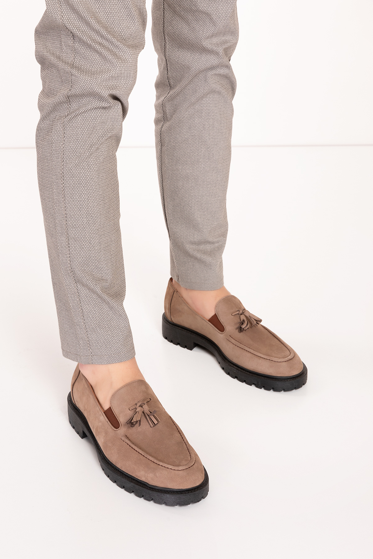 Gondol Erkek Hakiki Deri Kauçuk Taban Günlük Ayakkabı tx.77801 - Görsel 4