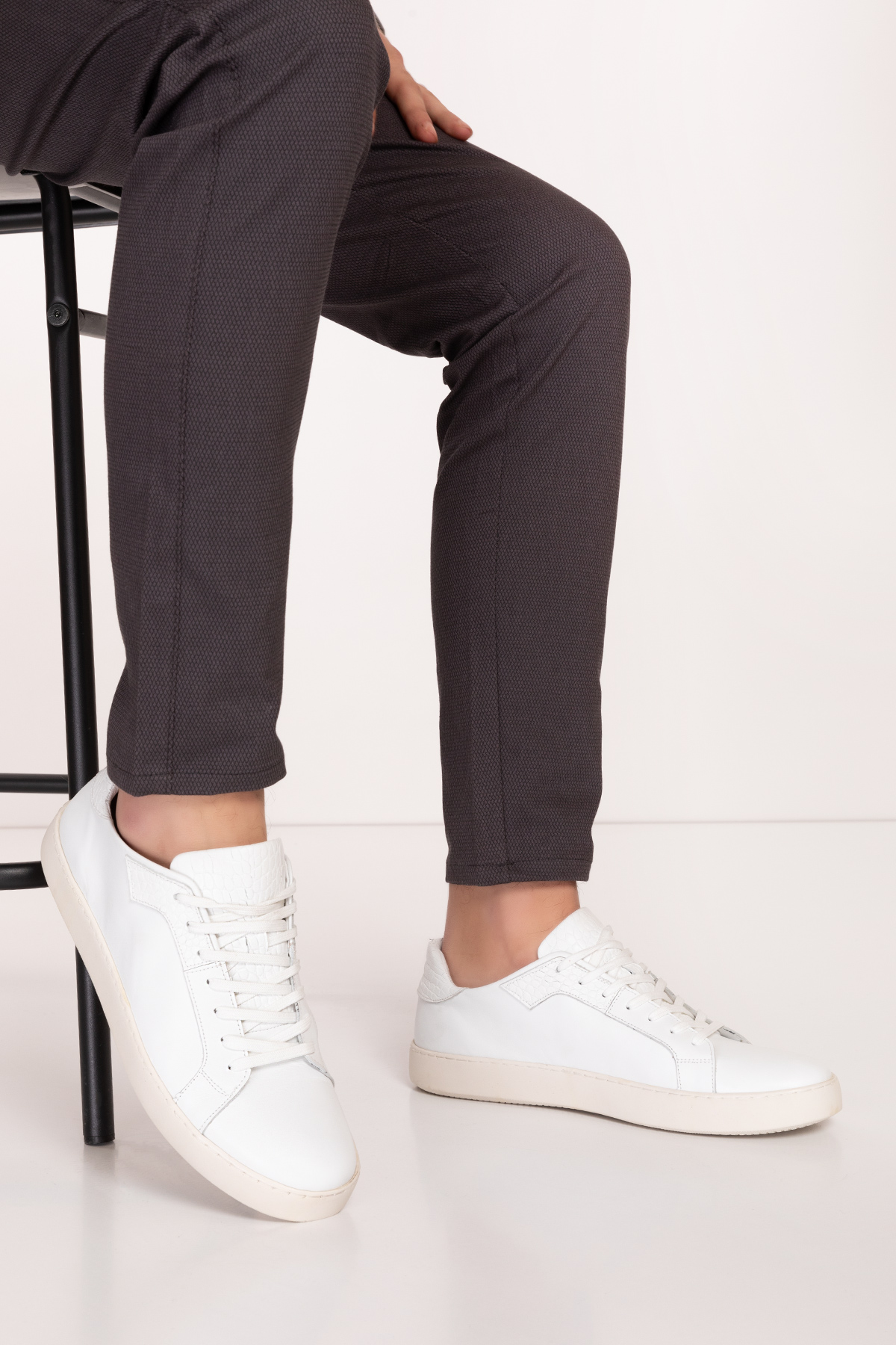 Gondol Erkek Hakiki Deri Lastikli Kolay Giyim Ayakkabı tx.7741 - Görsel 4