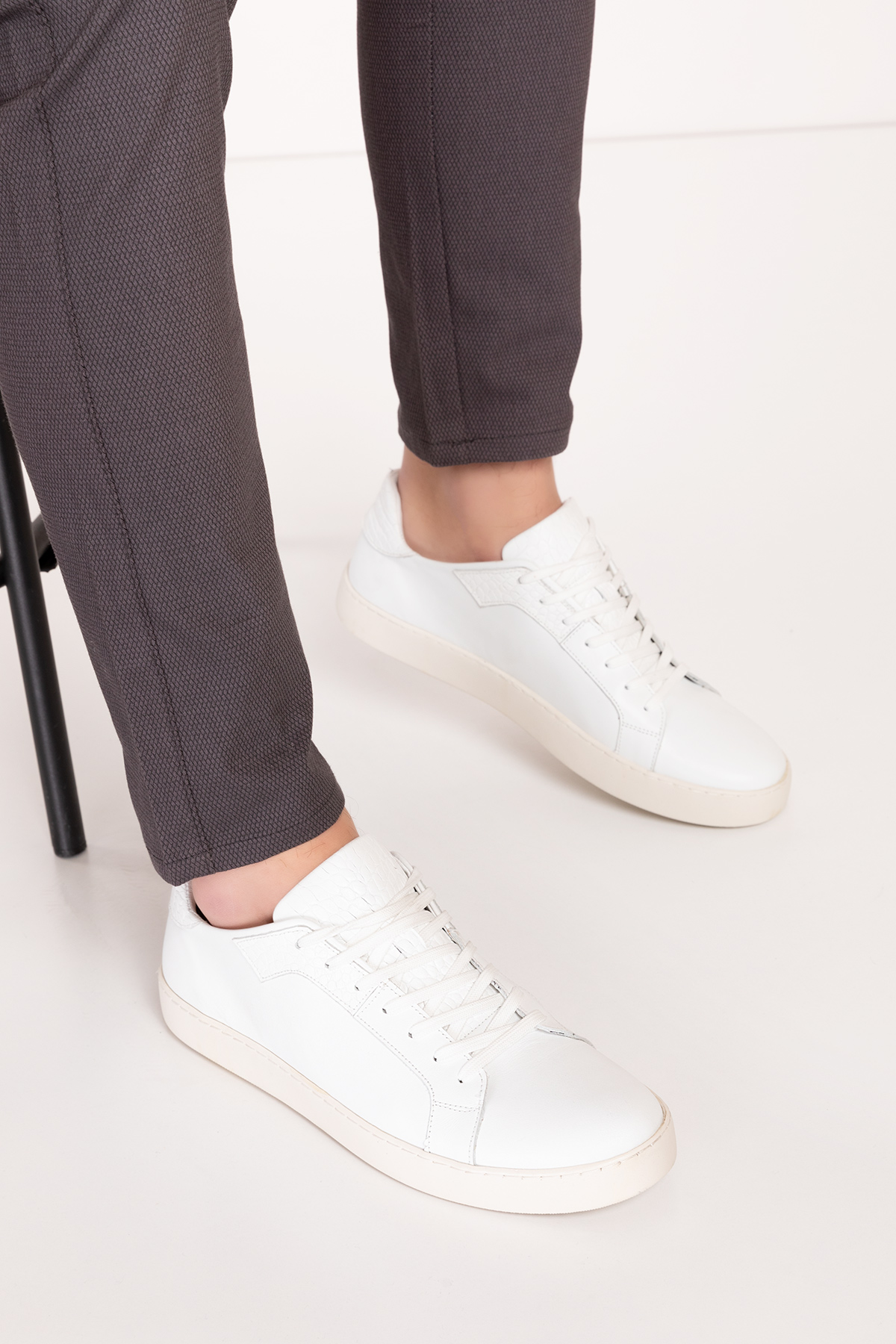 Gondol Erkek Hakiki Deri Lastikli Kolay Giyim Ayakkabı tx.7741 - Görsel 5