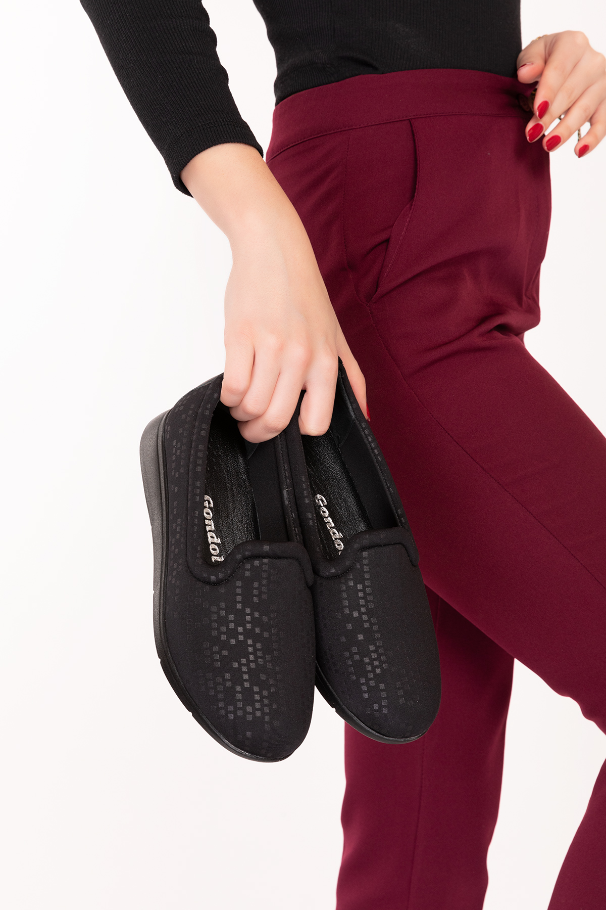 Gondol Günlük Rahat Hafif Üzeri Strecli Günlük Ayakkabı vdt.111 - Görsel 8