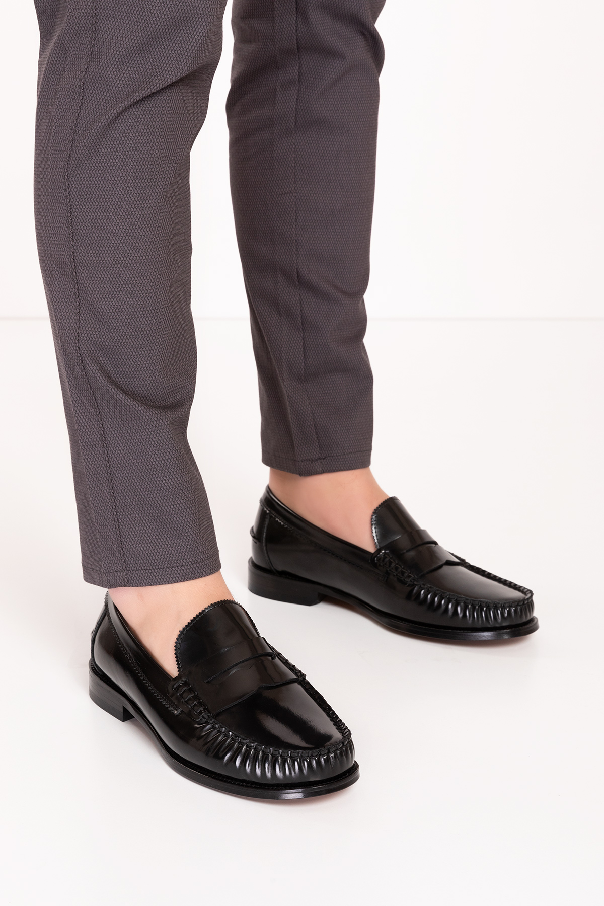 Gondol Erkek Hakiki Deri Kösele Loafer Ayakkabı ny.005 - Görsel 3