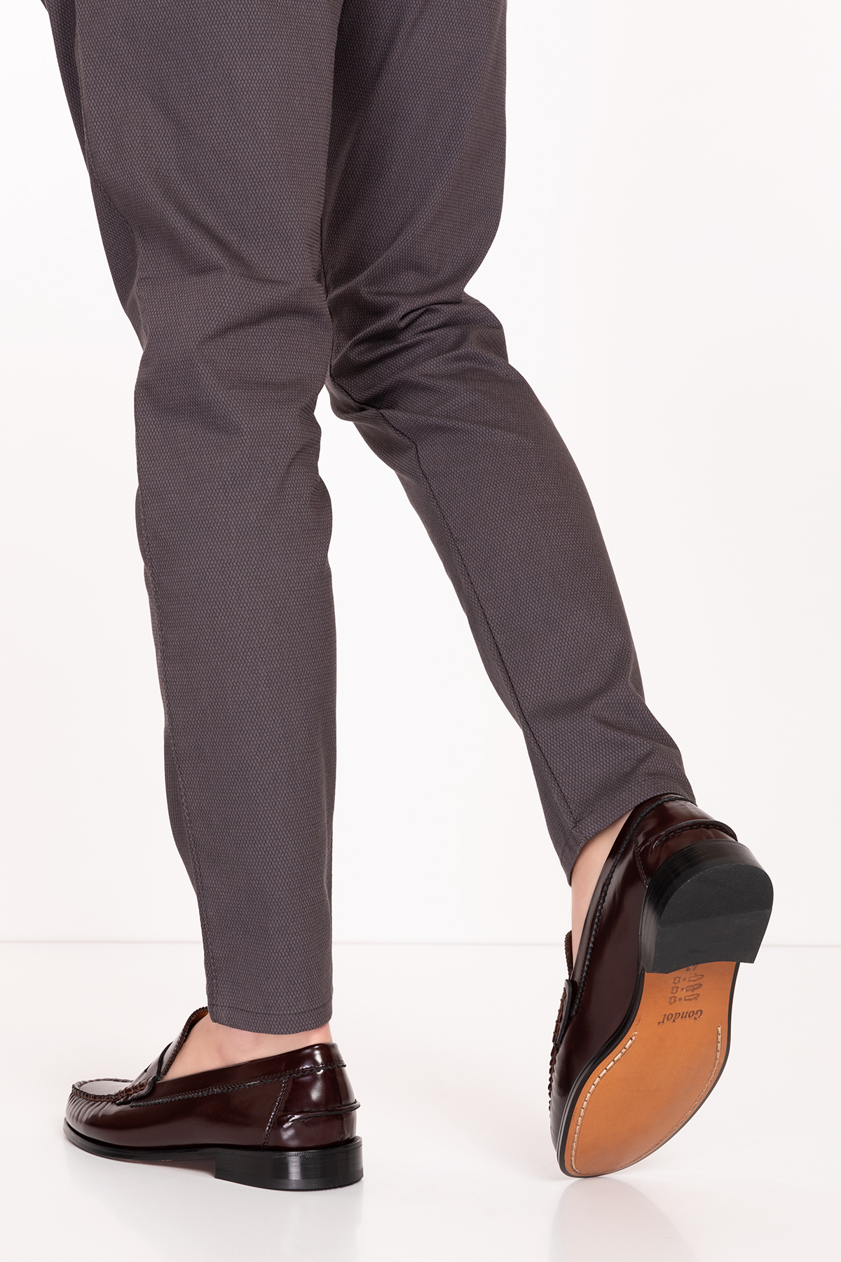 Gondol Erkek Hakiki Deri Kösele Loafer Ayakkabı ny.005 - Görsel 3