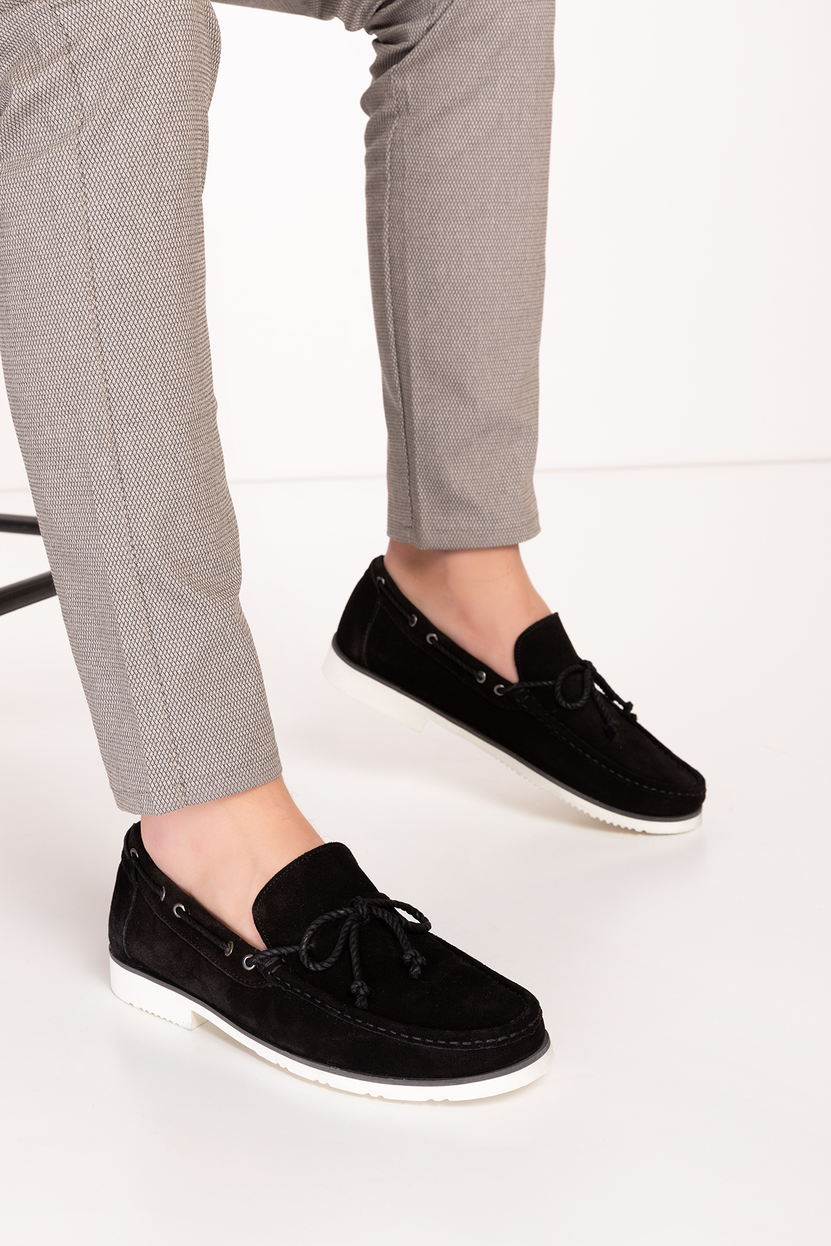 Gondol Erkek Hakiki Deri Hafif Taban Loafer Ayakkabı tx.13361 - Görsel 4