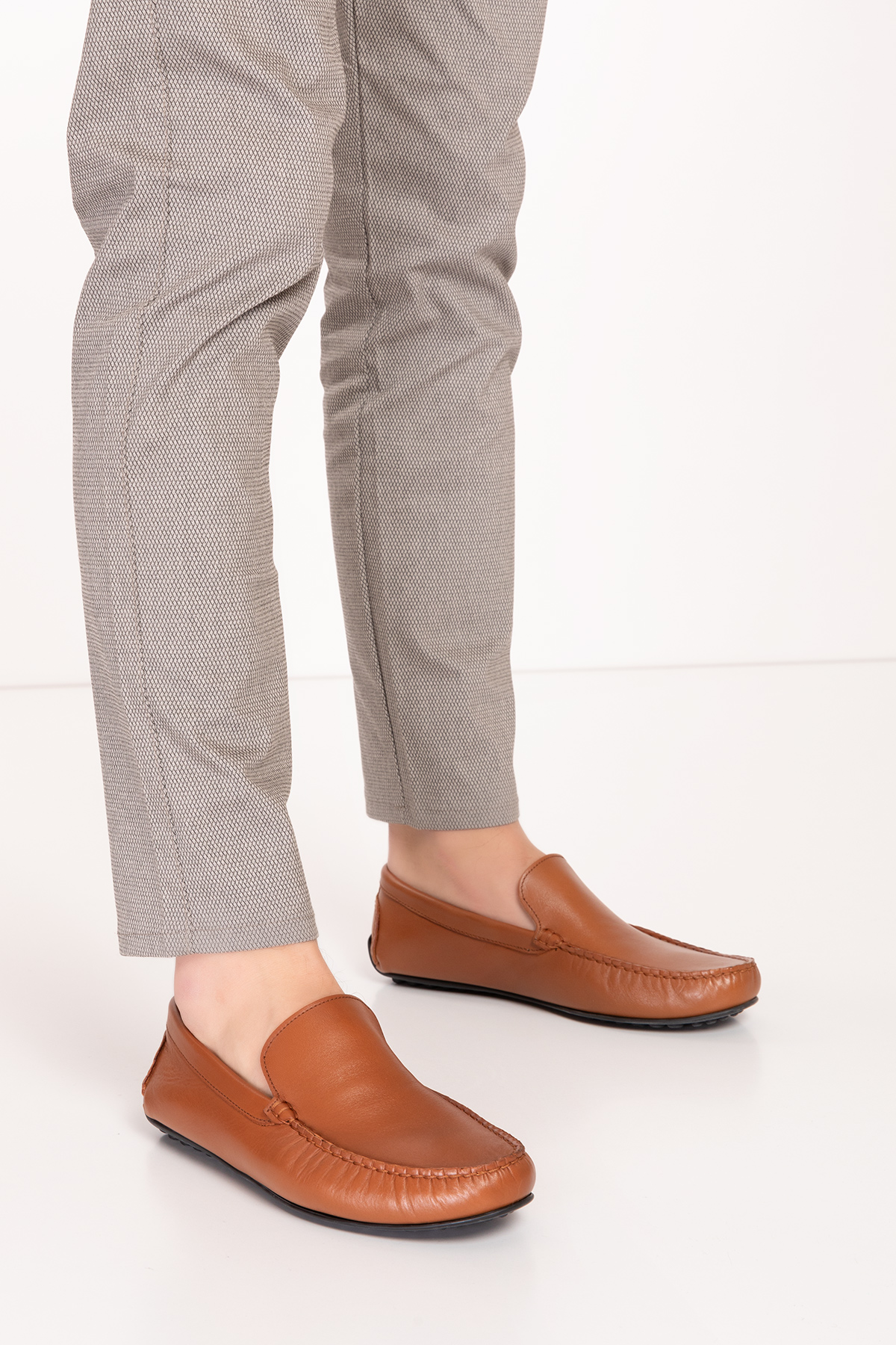 Gondol Erkek Hakiki Deri Hafif Taban Loafer Ayakkabı tx.10860 - Görsel 2