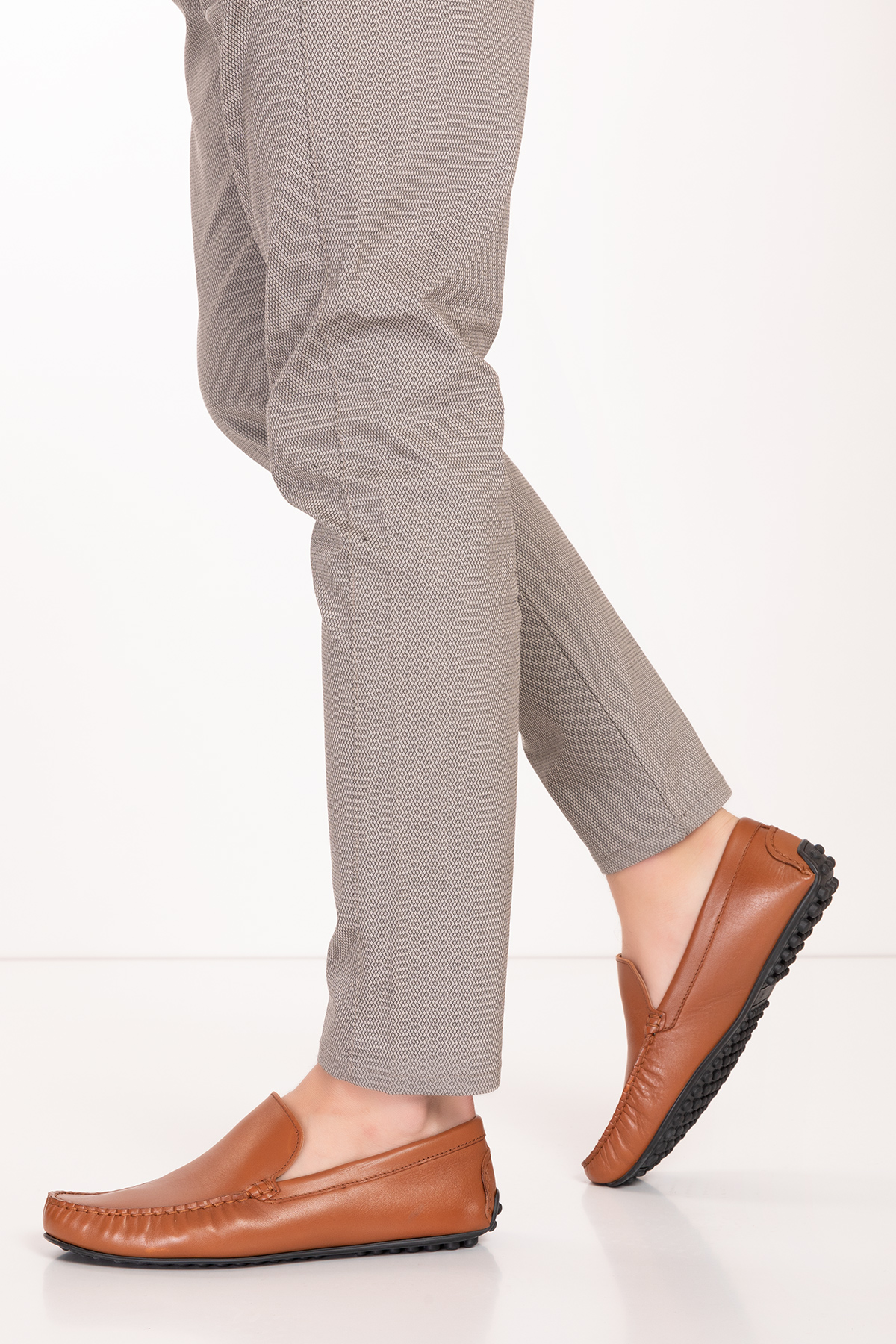 Gondol Erkek Hakiki Deri Hafif Taban Loafer Ayakkabı tx.10860 - Görsel 3