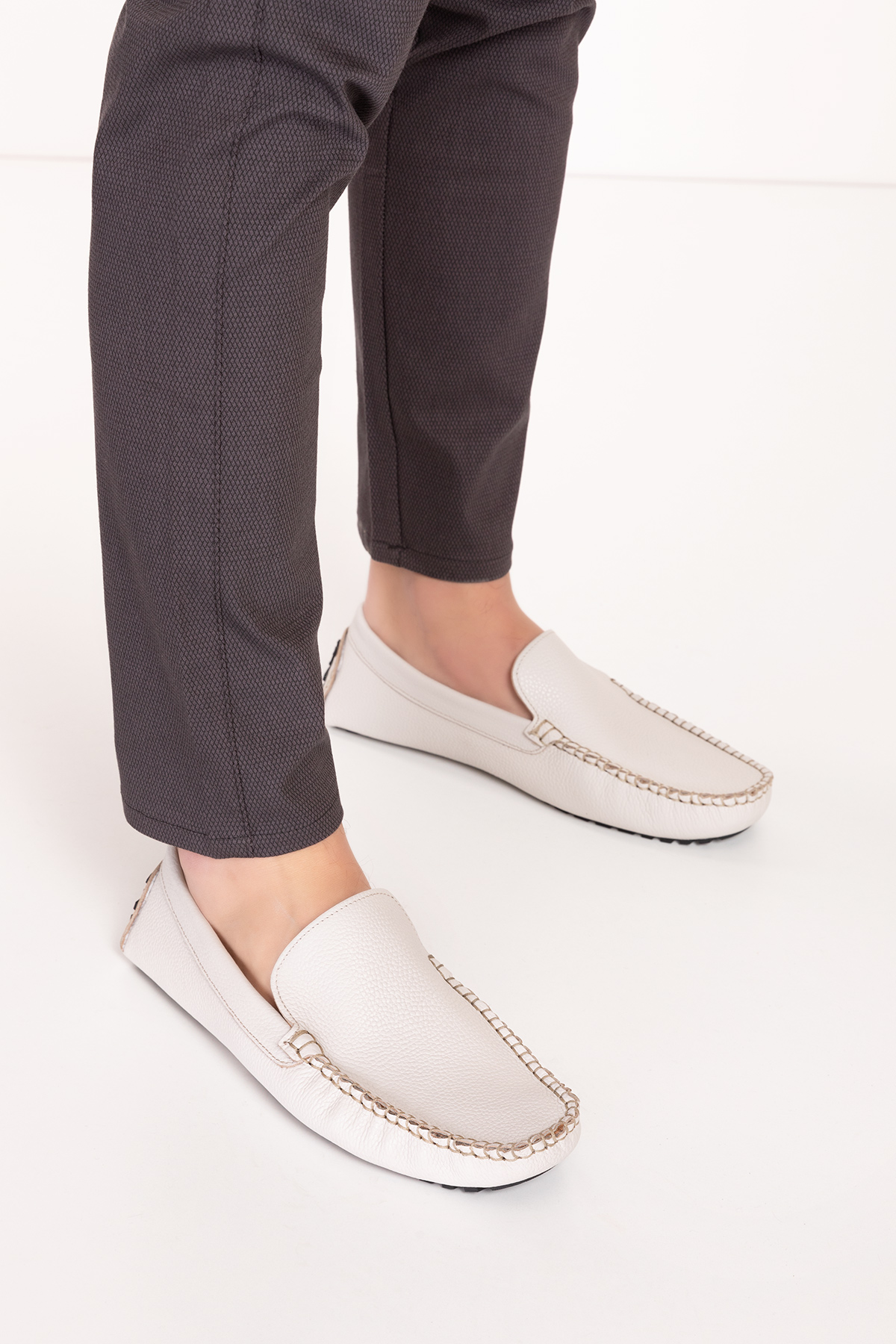 Gondol Erkek Hakiki Deri Hafif Taban Loafer Ayakkabı tx.13500 - Görsel 2