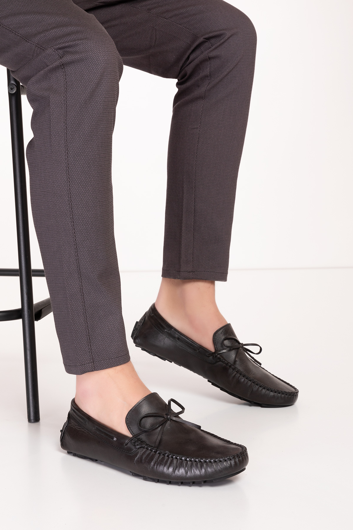 Gondol Erkek Hakiki Deri Hafif Taban Loafer Ayakkabı tx.14021 - Görsel 2