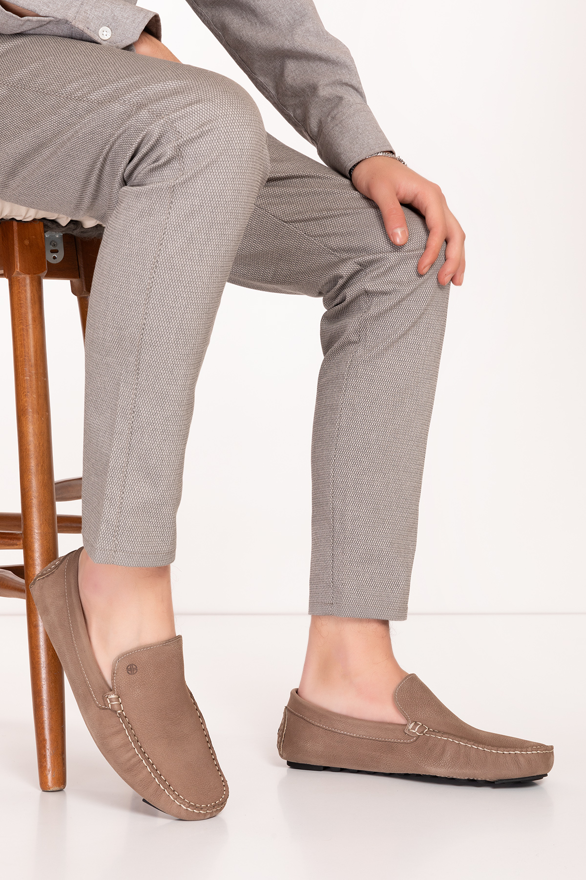 Gondol Erkek Hakiki Deri Hafif Taban Loafer Ayakkabı tx.11800 - Görsel 2