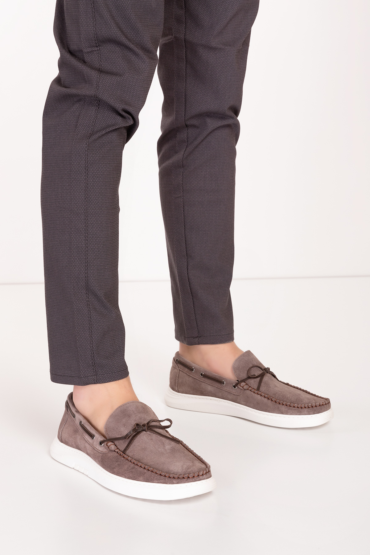 Gondol Erkek Hakiki Deri Hafif Taban Loafer Ayakkabı tx.12631 - Görsel 2