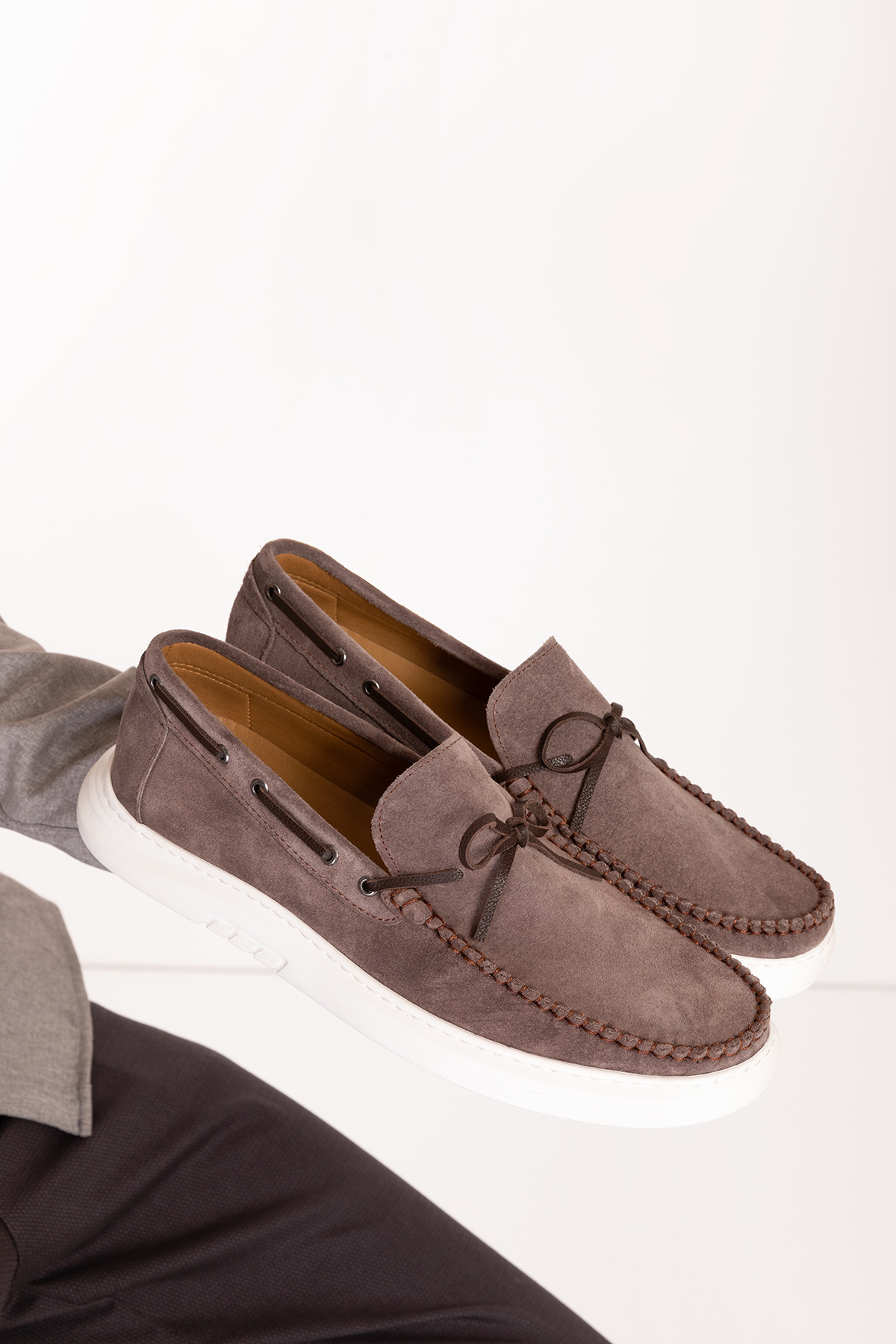 Gondol Erkek Hakiki Deri Hafif Taban Loafer Ayakkabı tx.12631 - Görsel 5