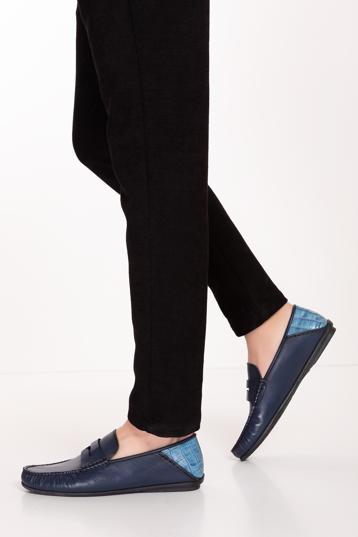 Gondol Erkek Hakiki Deri Hafif Taban Loafer Ayakkabı tx.13023 - Görsel 2