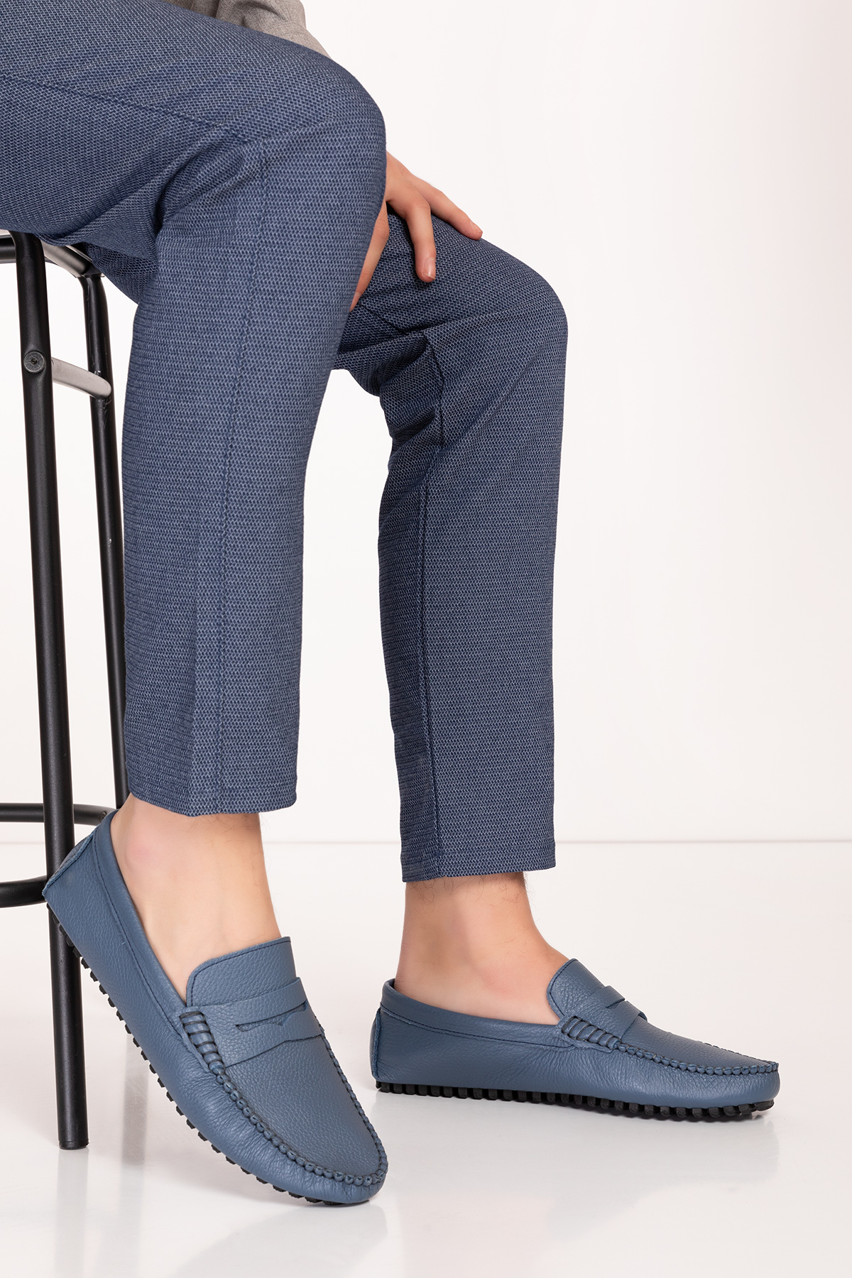 Gondol Erkek Hakiki Deri Hafif Taban Loafer Ayakkabı tx.12503 - Görsel 5