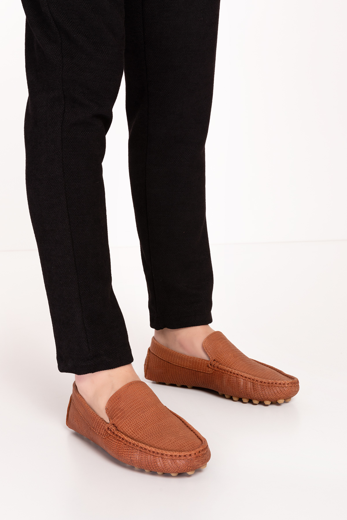 Gondol Erkek Hakiki Deri Hafif Taban Loafer Ayakkabı tx.13800 - Görsel 3