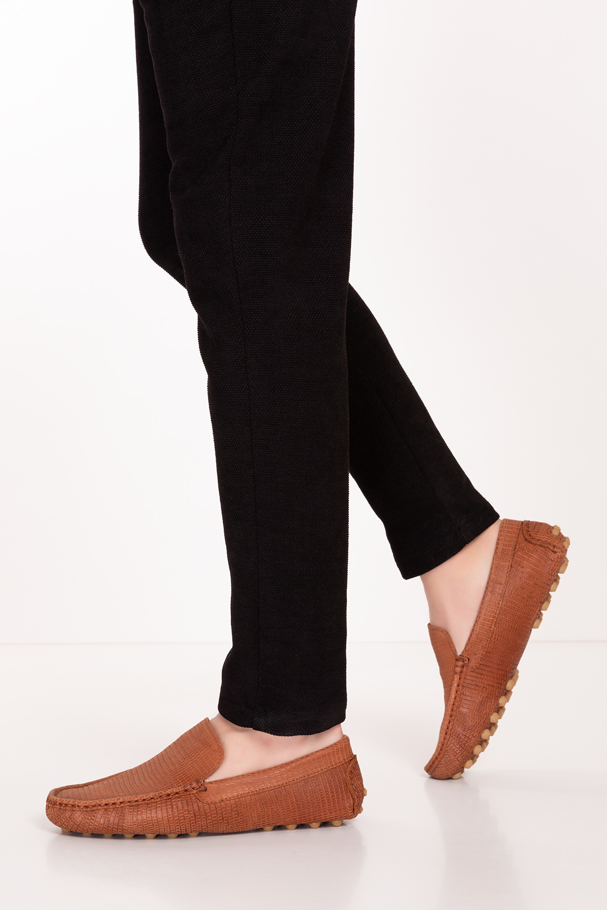 Gondol Erkek Hakiki Deri Hafif Taban Loafer Ayakkabı tx.13800 - Görsel 4