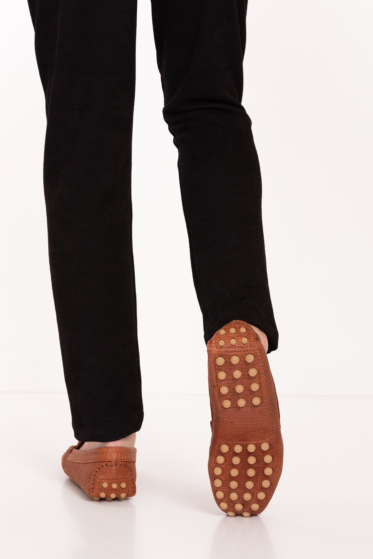 Gondol Erkek Hakiki Deri Hafif Taban Loafer Ayakkabı tx.13800 - Görsel 5