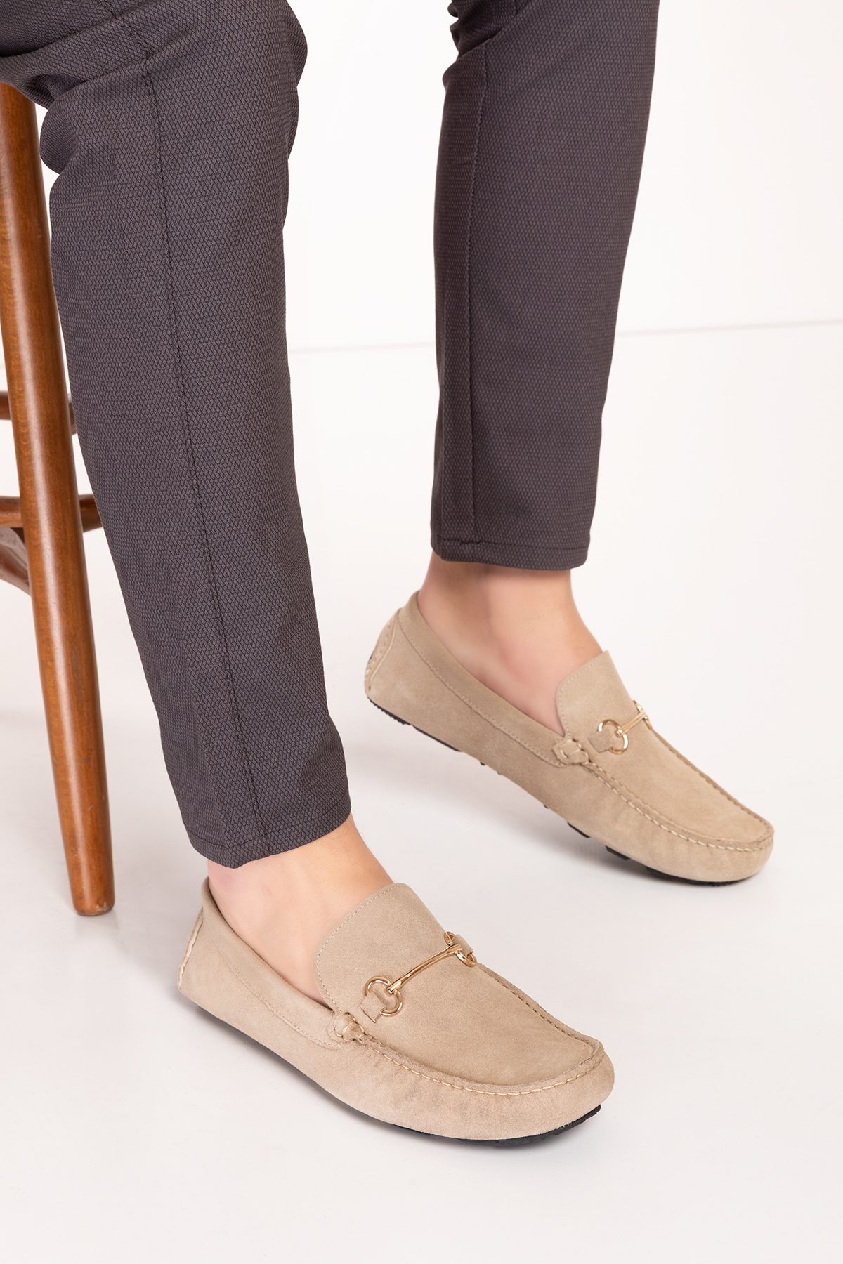 Gondol Erkek Hakiki Deri Hafif Taban Loafer Ayakkabı tx.11875 - Görsel 2