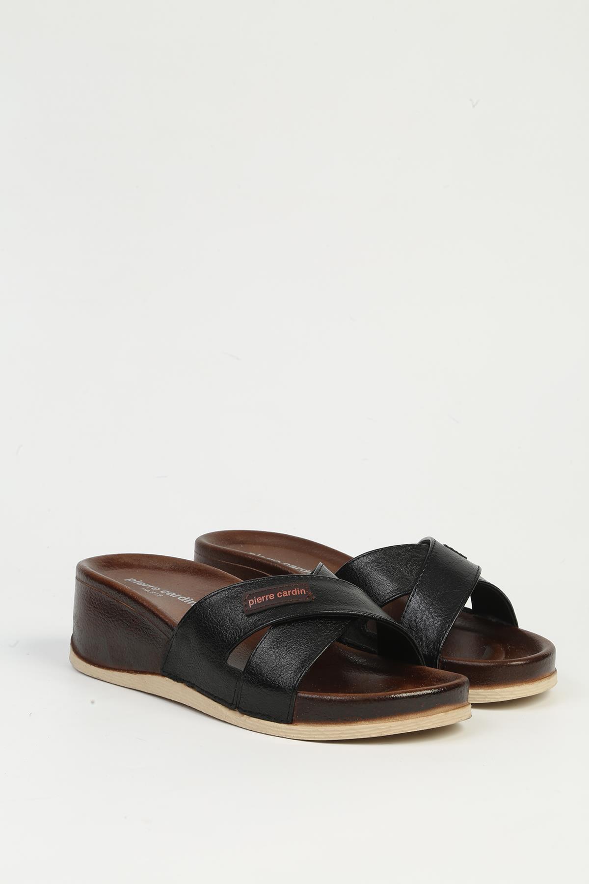 ® | PC-7010-3485 Siyah - Kadın Terlik - Görsel 3