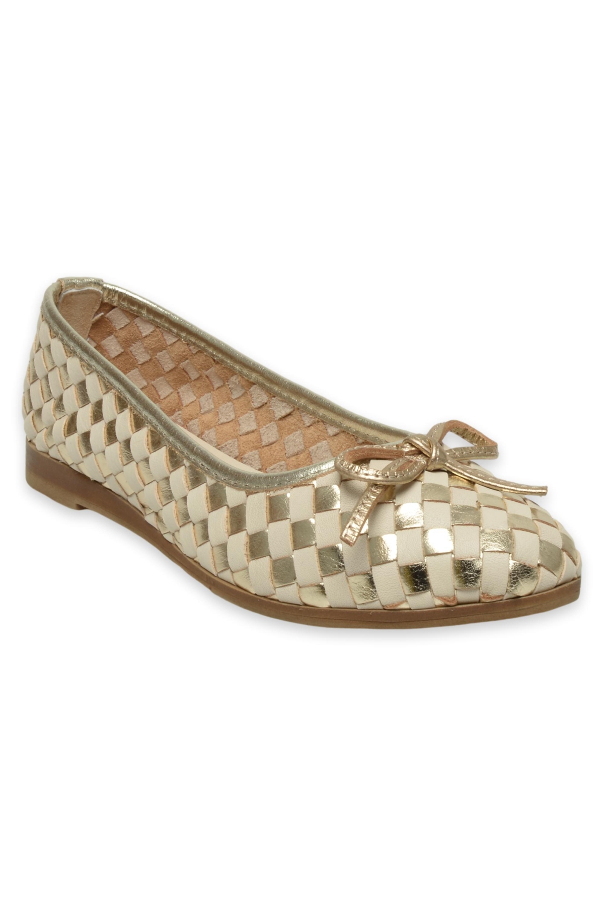 D25Ya-525Z Günlük Altın Kadın Babet - Görsel 2