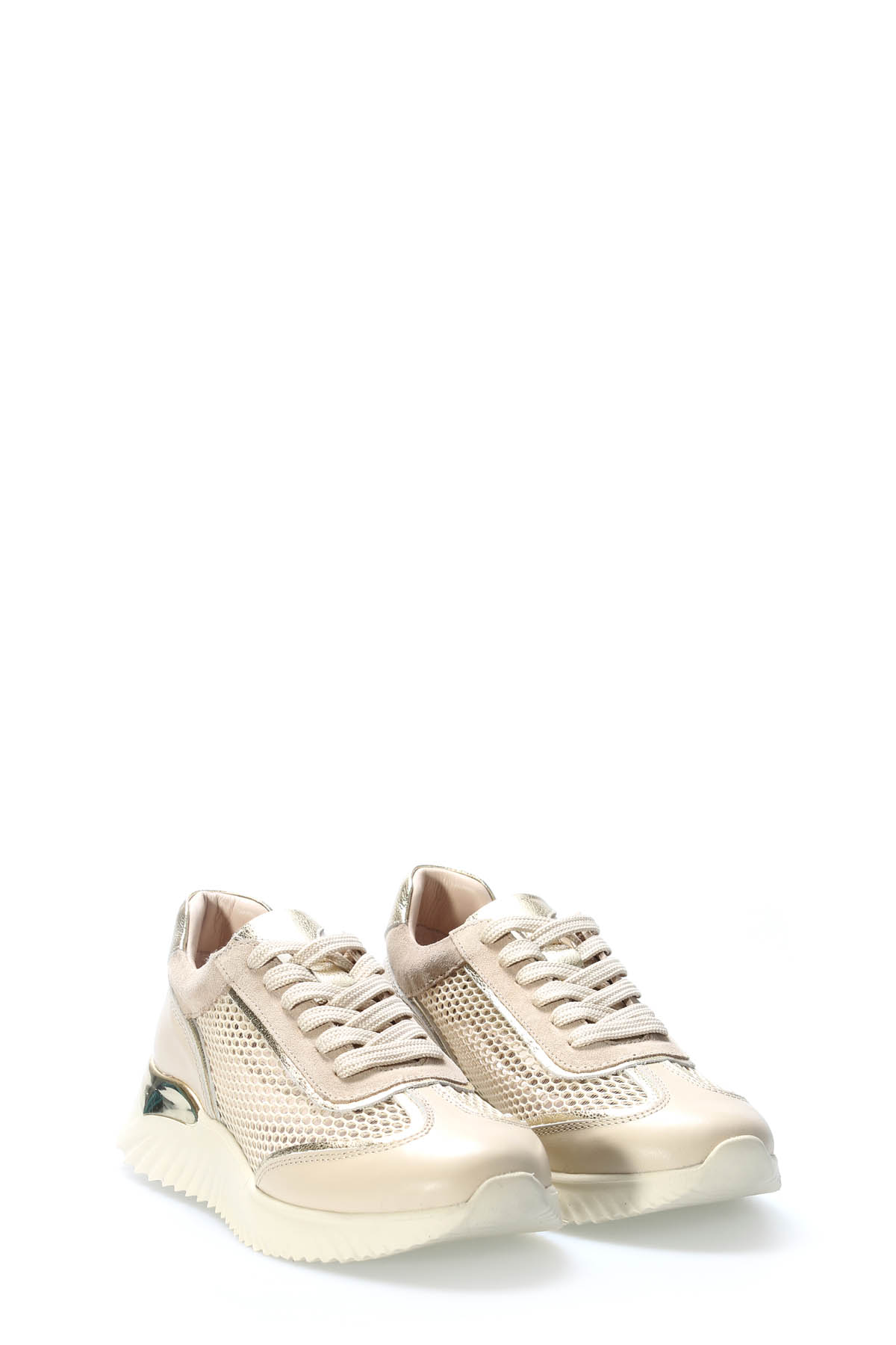 Hakiki Deri Kadın Casual Ayakkabı 757ZA25076 - Görsel 5