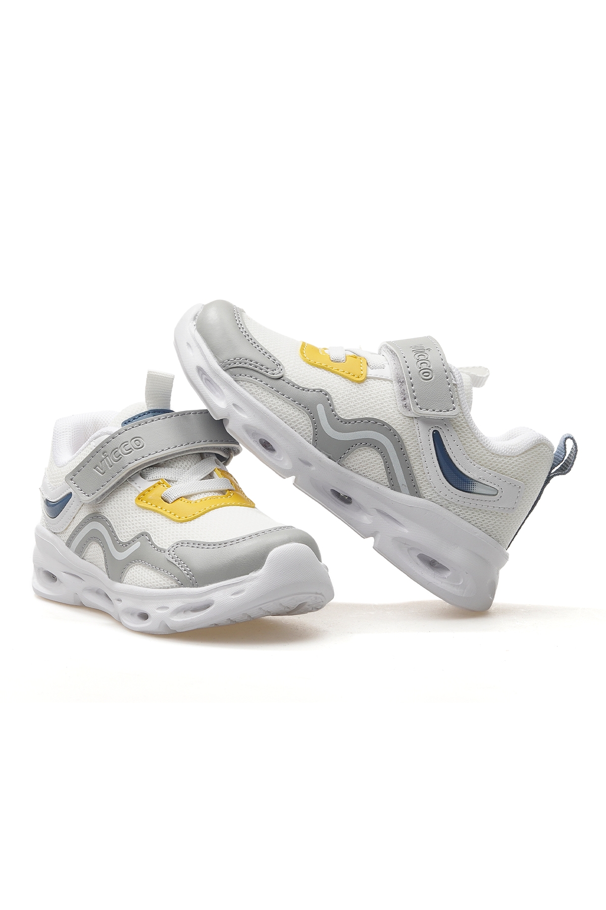 Rony Işıklı Erkek Çocuk Sneaker Spor Ayakkabı 25y 346.117 Pe Beyaz - Görsel 7