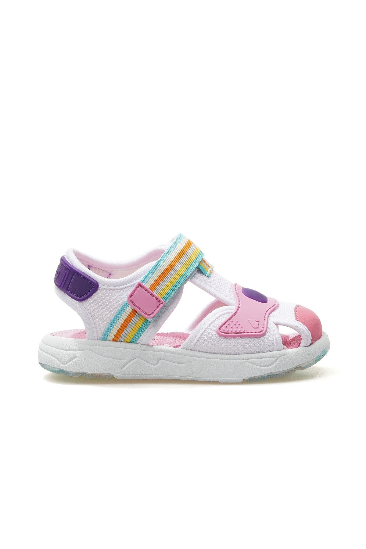 Flow Hafif Kız Çocuk Sandalet 25y 332.202 Pk Beyaz/pembe - Görsel 2